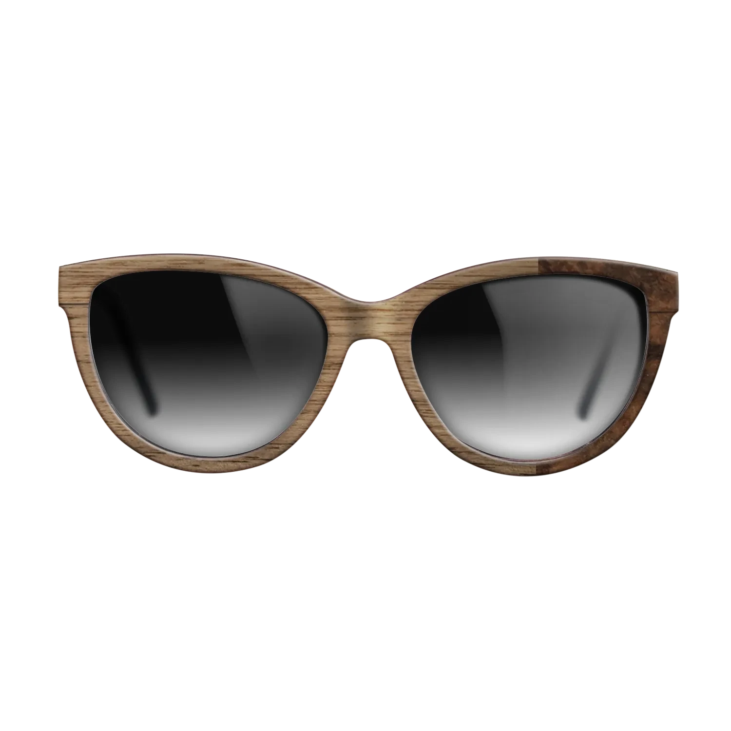 Walnut Straight Grain, Walnut Burl: DiCut - The Maiden - Cat - SIRIS wood optic