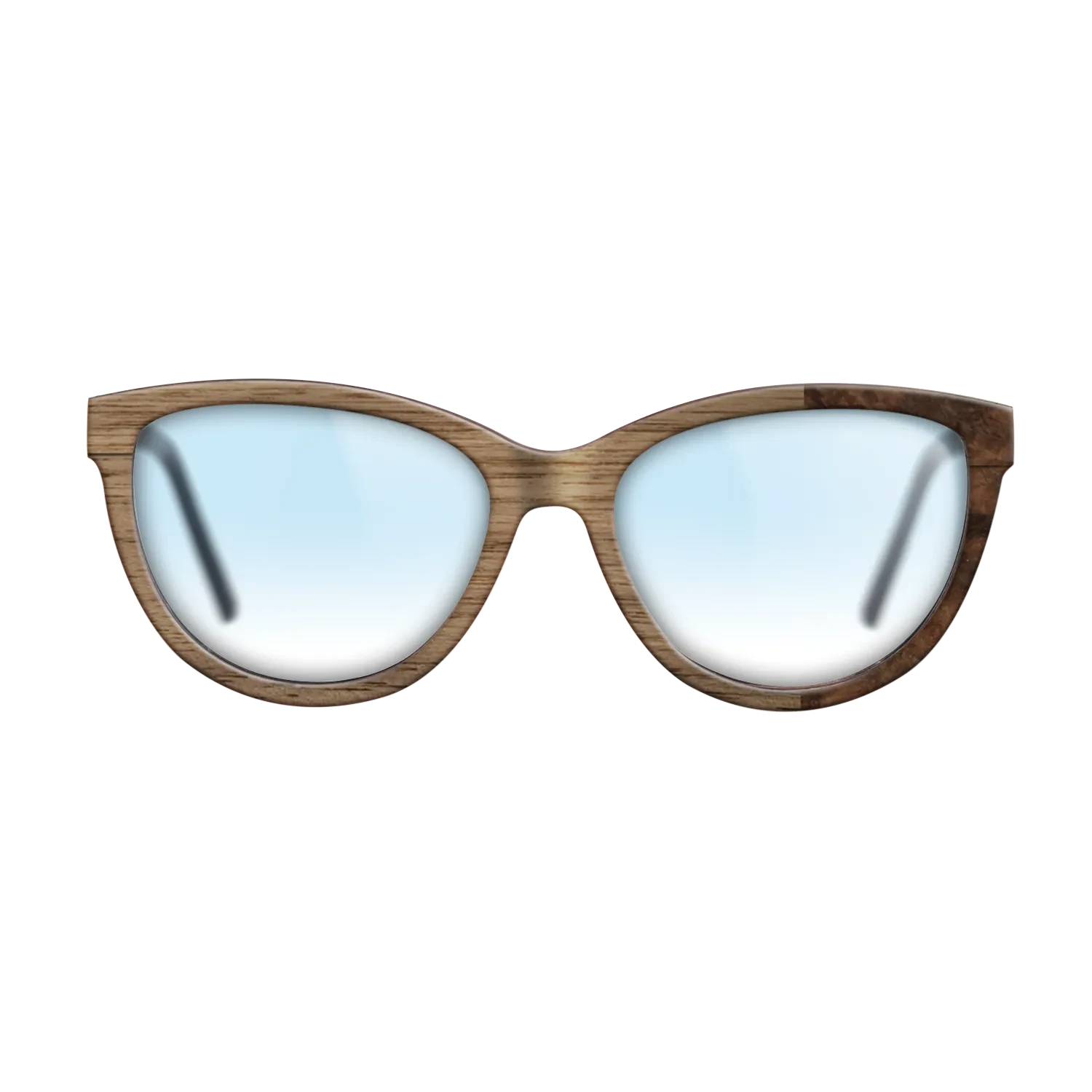 Walnut Straight Grain, Walnut Burl: DiCut - The Maiden - Cat - SIRIS wood optic