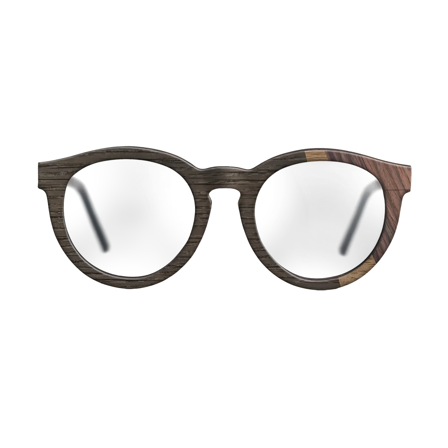 Walnut: Straight Grain,Fumed Oak,Rosewood Reconstituted: Angle Cut - The Rebel - Round - 1828 - SIRIS wood optic