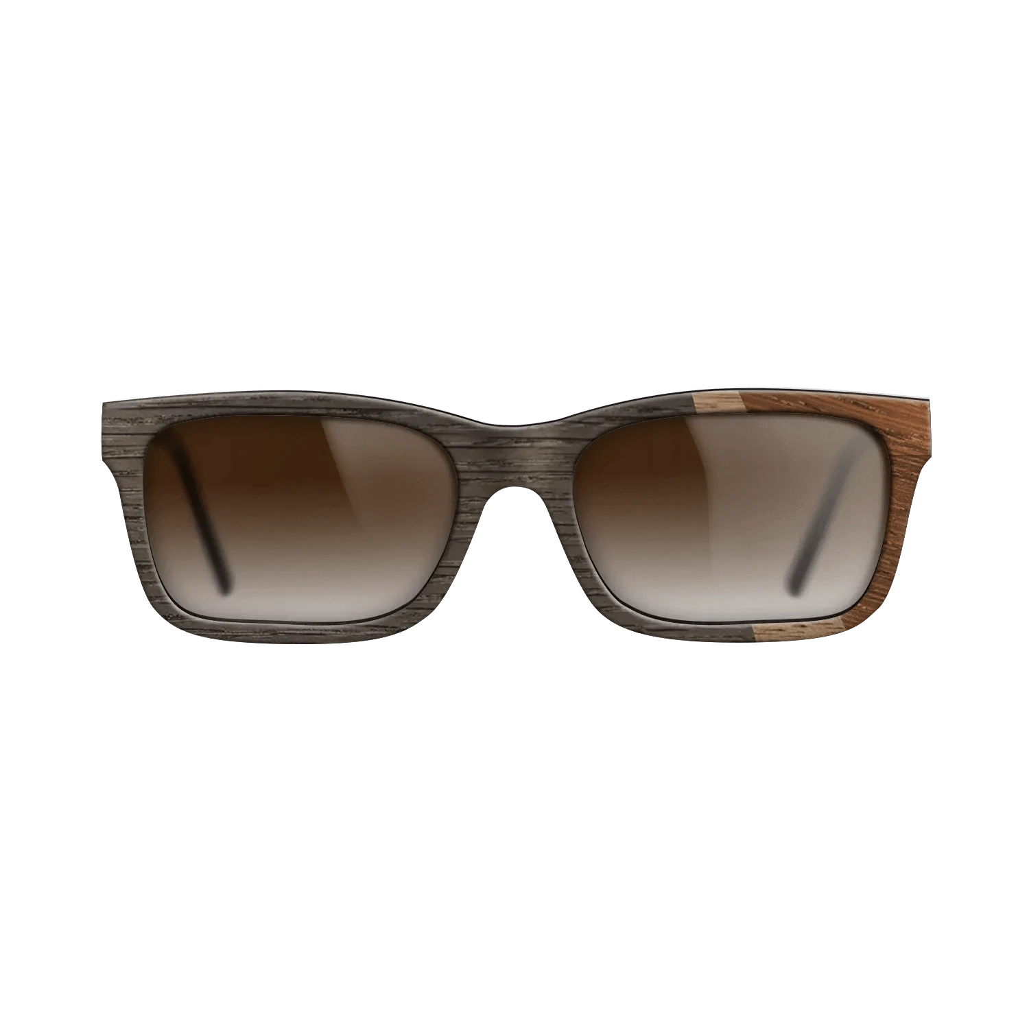 Walnut: Straight Grain,Fumed Oak,Wenge: Angle Cut - The Sage - Rectangle - SIRIS wood optic