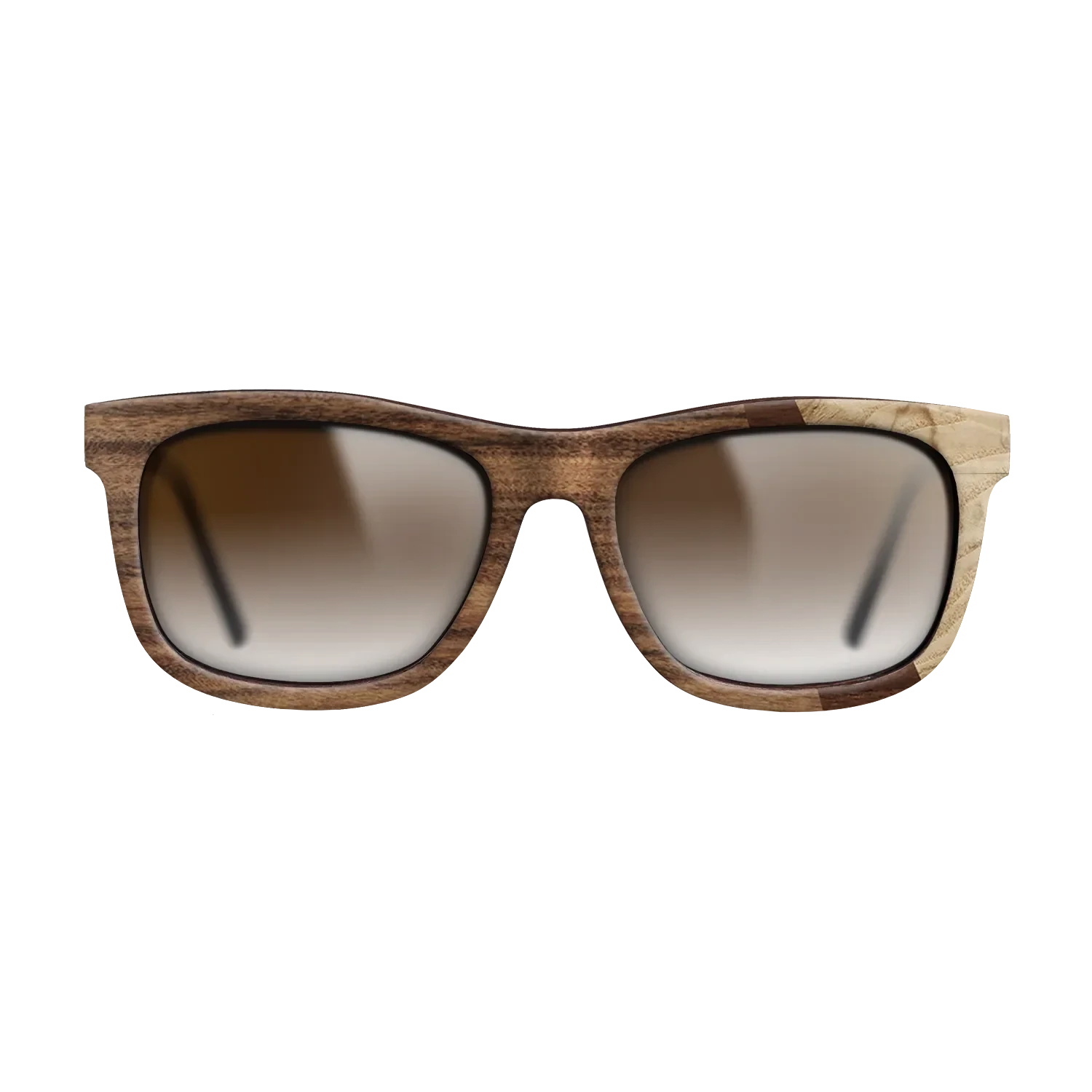 Santos Rosewood Dark,Olive Burl,Walnut Claro Dark: Angle Cut - The Hero - Square - SIRIS wood optic