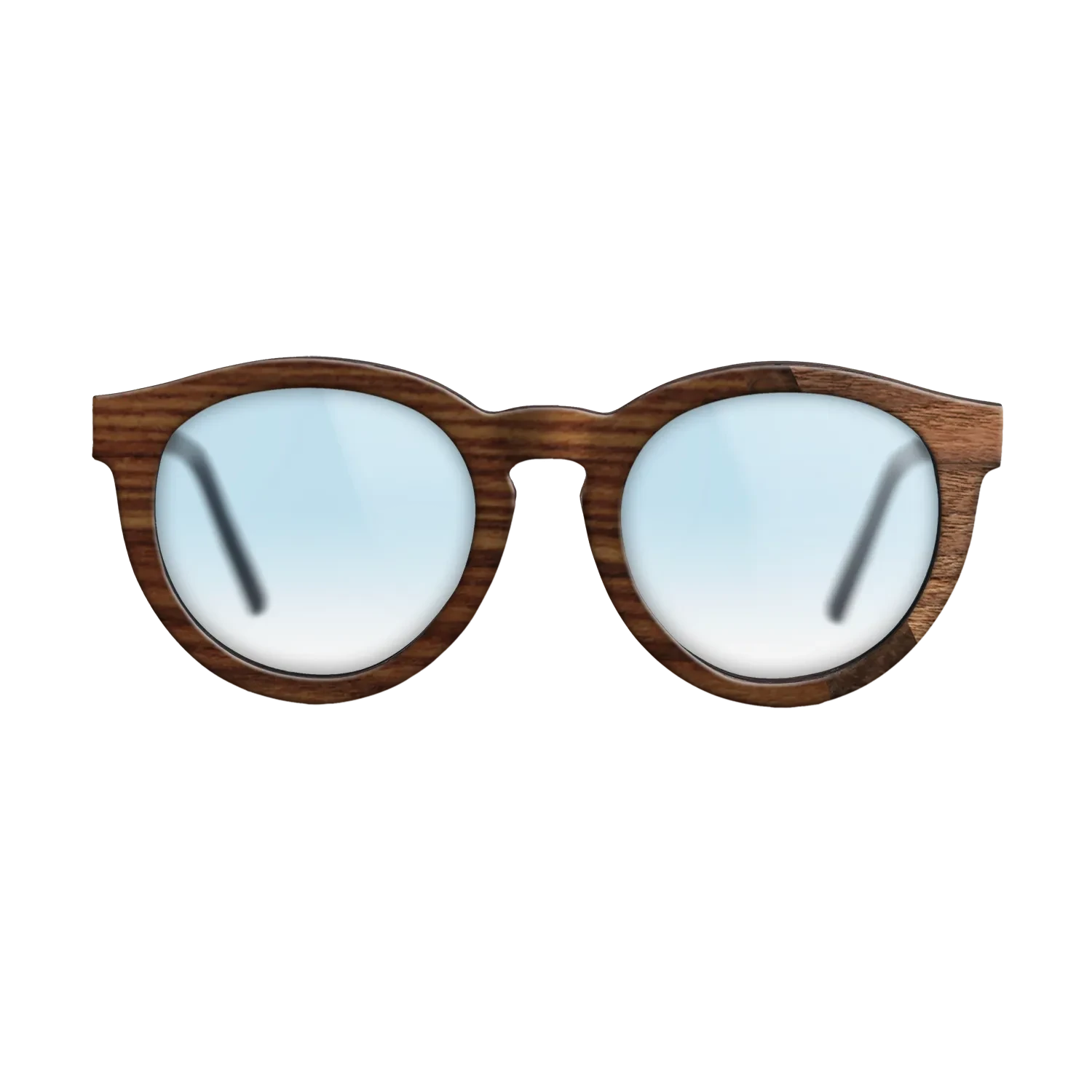 Rosewood Reconstituted,Walnut Claro Dark,Walnut Burl: Angle Cut - The Rebel - Round - SIRIS wood optic