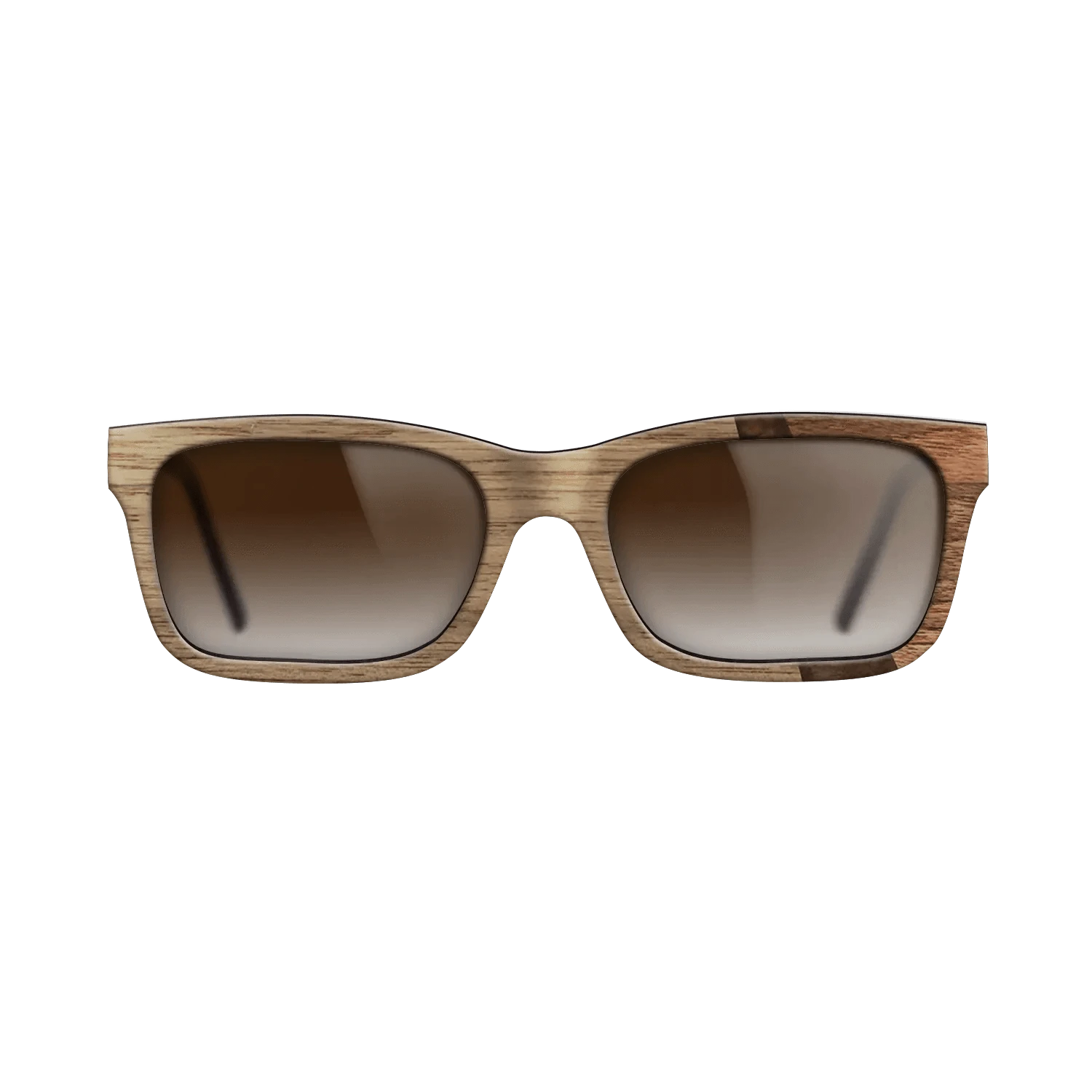 Walnut: Straight Grain,Walnut Burl,Walnut Claro Dark: Angle Cut - The Sage - Rectangle - SIRIS wood optic