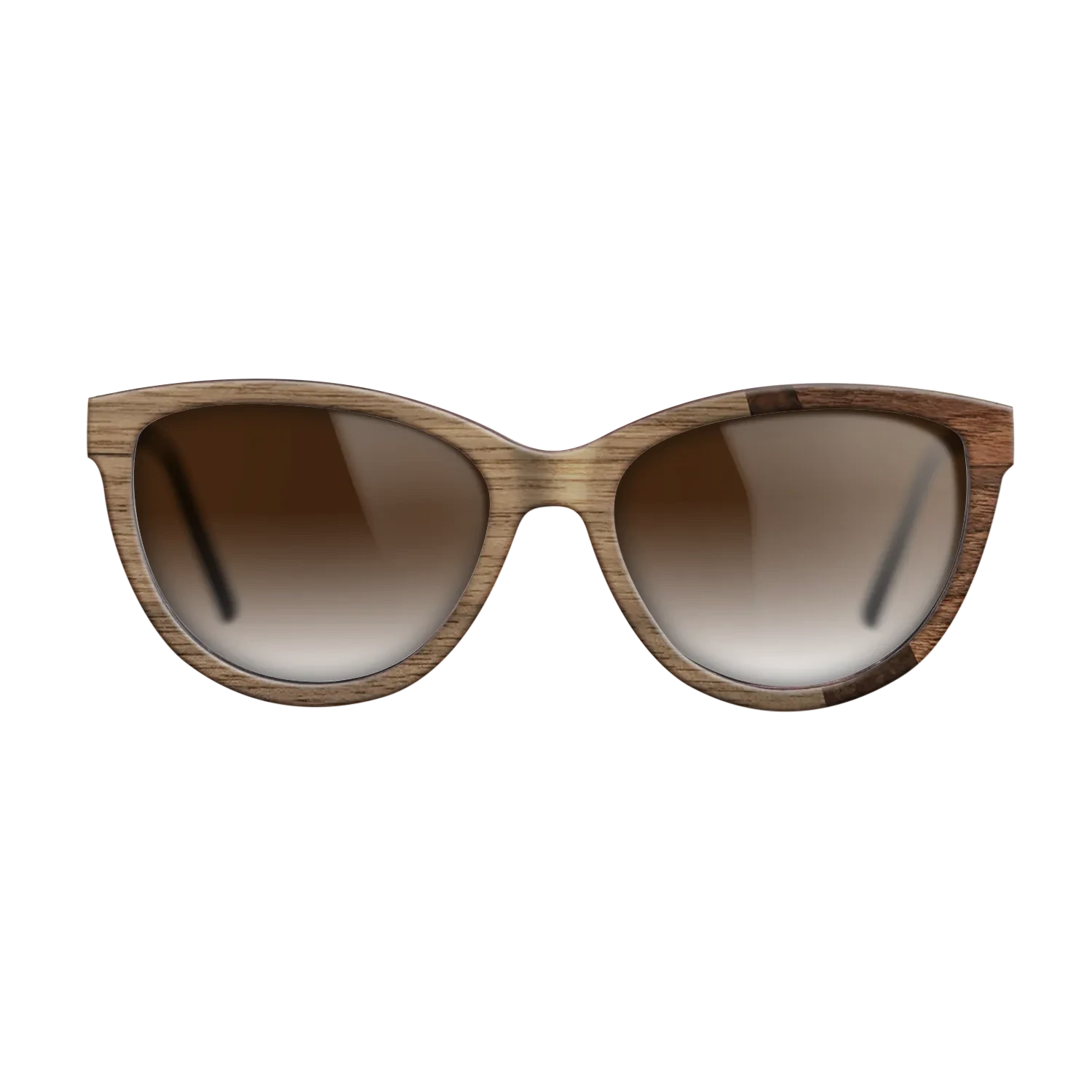 Walnut: Straight Grain,Walnut Burl,Walnut Claro Dark: Angle Cut - The Maiden - Cat - SIRIS wood optic