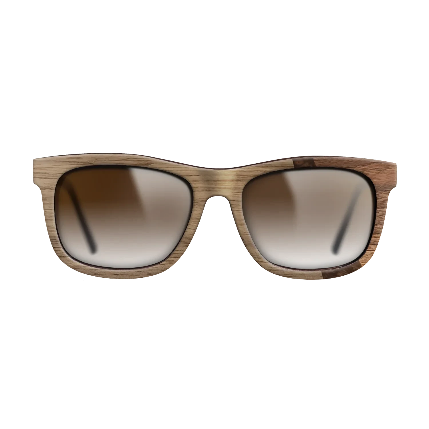 Walnut: Straight Grain,Walnut Burl,Walnut Claro Dark: Angle Cut - The Hero - Square - SIRIS wood optic