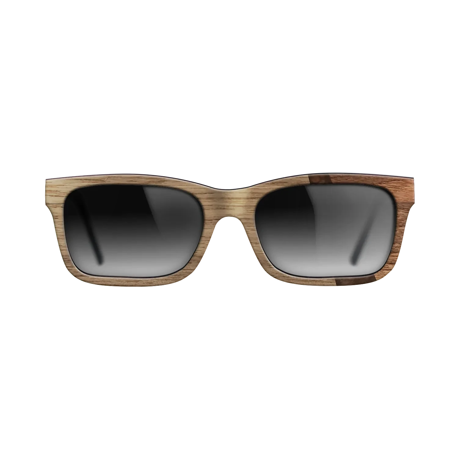 Walnut: Straight Grain,Walnut Burl,Walnut Claro Dark: Angle Cut - The Sage - Rectangle - SIRIS wood optic