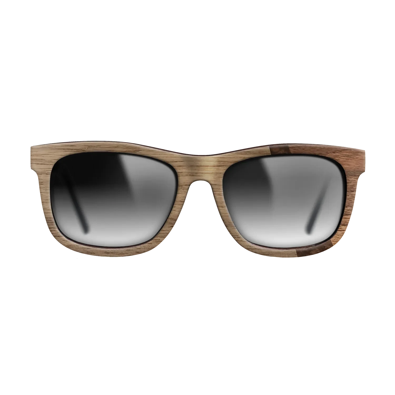 Walnut: Straight Grain,Walnut Burl,Walnut Claro Dark: Angle Cut - The Hero - Square - SIRIS wood optic