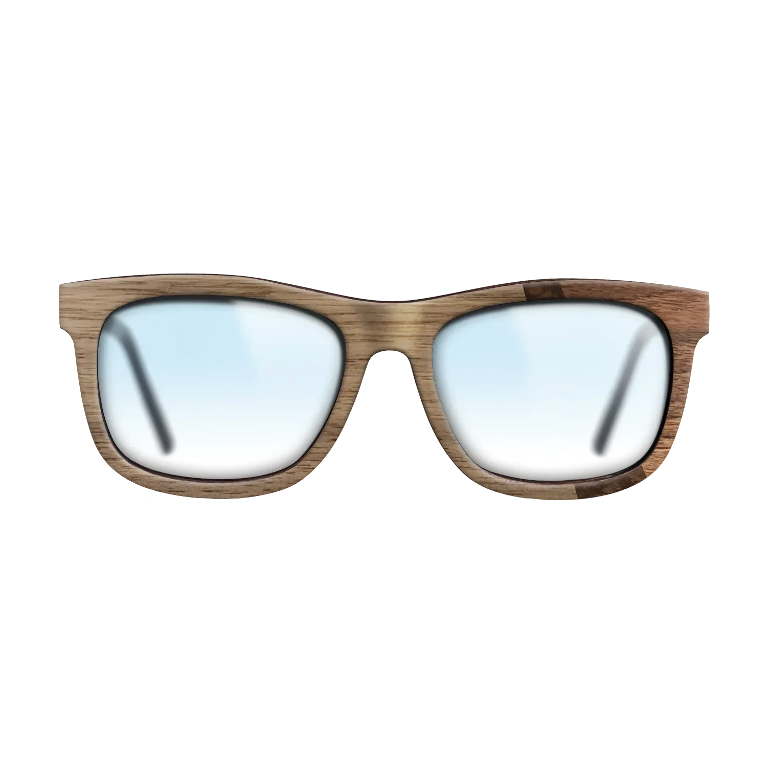 Walnut: Straight Grain,Walnut Burl,Walnut Claro Dark: Angle Cut - The Hero - Square - SIRIS wood optic