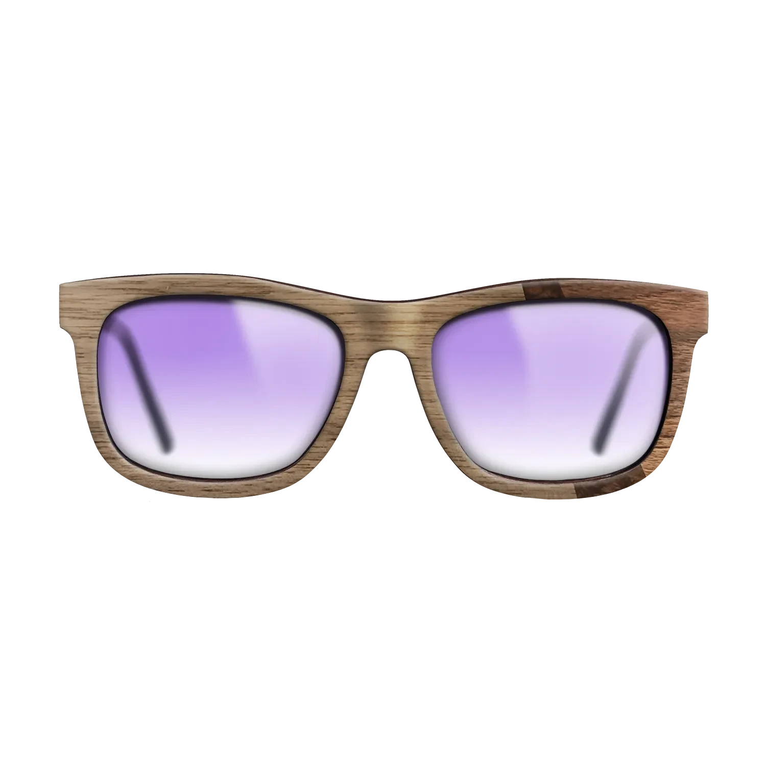 Walnut: Straight Grain,Walnut Burl,Walnut Claro Dark: Angle Cut - The Hero - Square - SIRIS wood optic