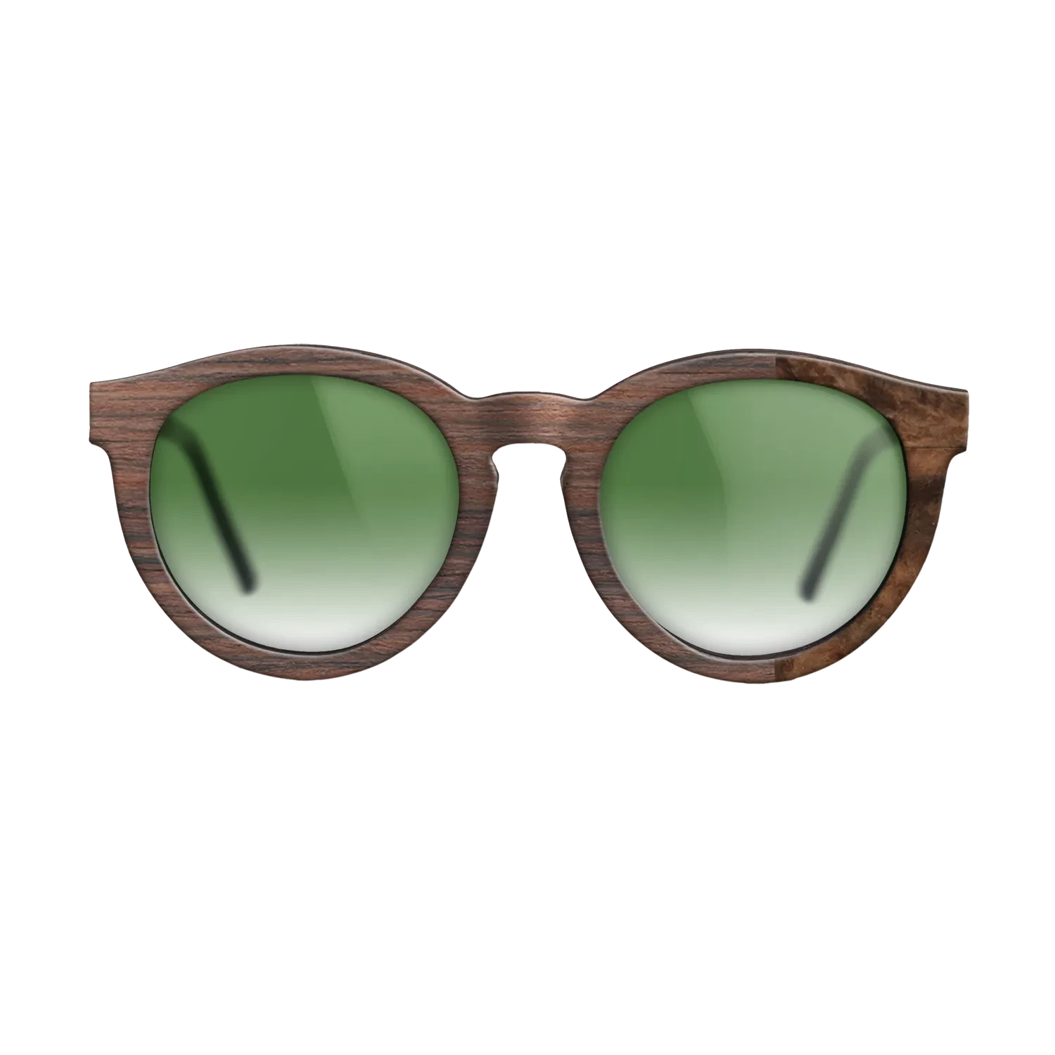 Reconstituted Rosewood, Walnut Burl: DiCut - The Rebel - Round - SIRIS wood optic