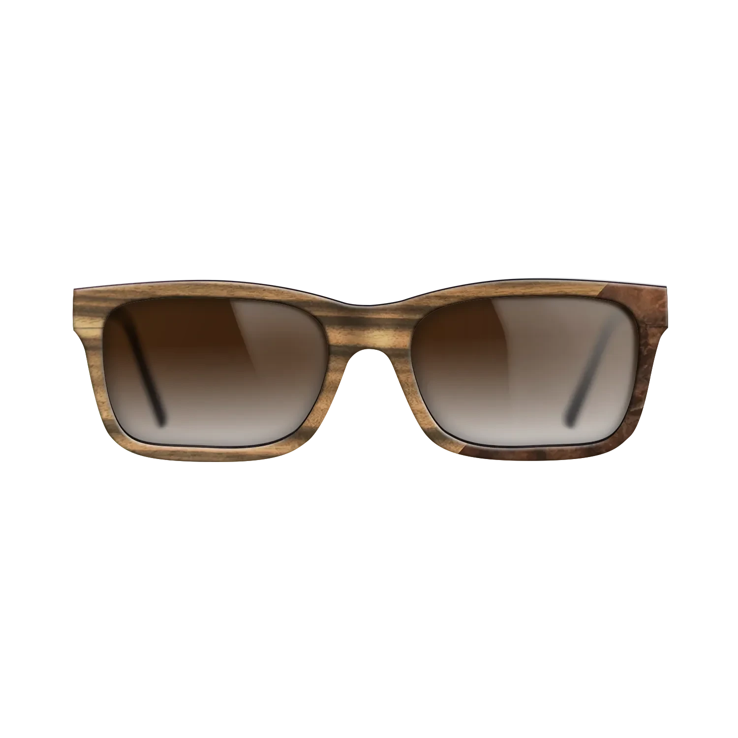 Walnut Burl,Fumed Oak,Louro Preto: Angle Cut - The Sage - Block - SIRIS wood optic