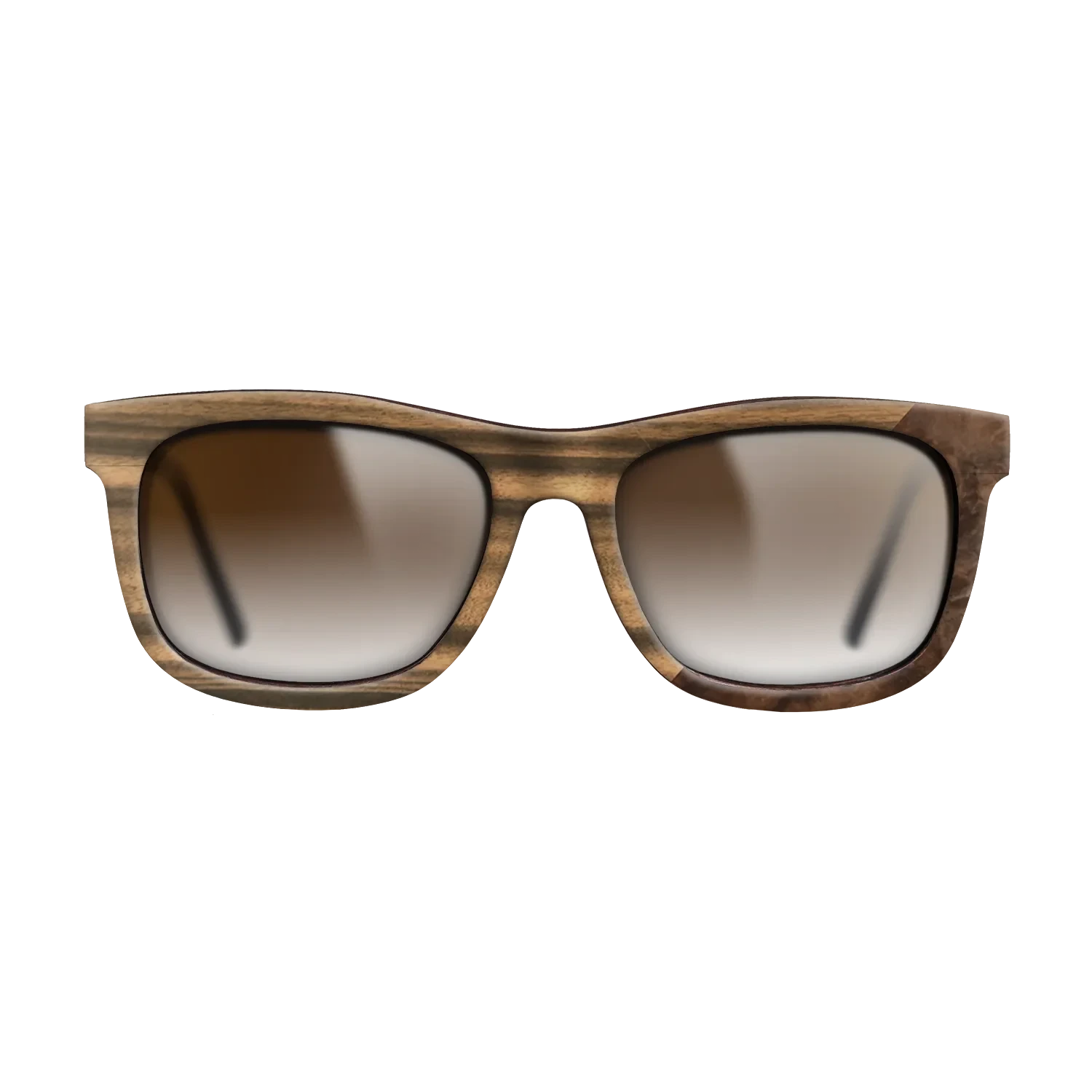 Walnut Burl,Fumed Oak,Louro Preto: Angle Cut - The Hero - Square - SIRIS wood optic