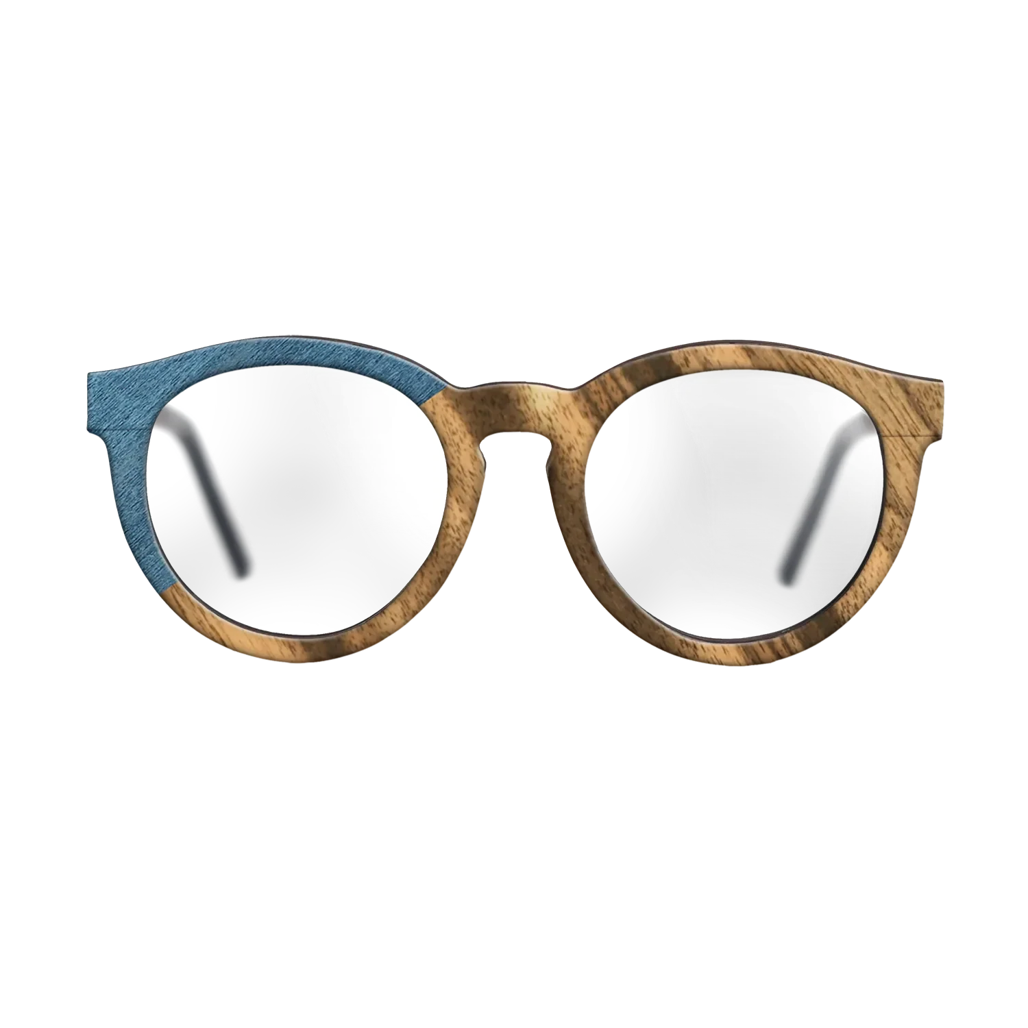 Louro Preto,Poplar Dyed: Blue Denim,Fumed Oak: Bauhaus - The Rebel - Round - SIRIS wood optic