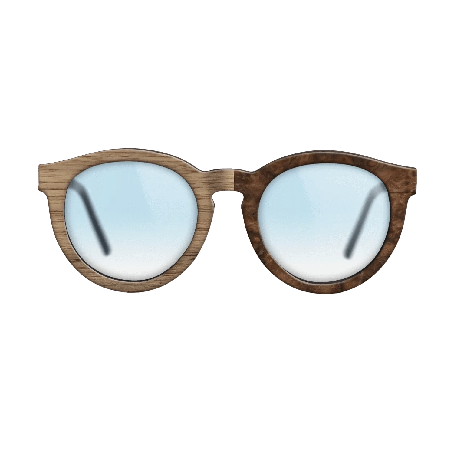 Louro Preto,Walnut Burl,Walnut: Straight Grain: Patch - The Rebel - Round - 811 - SIRIS wood optic