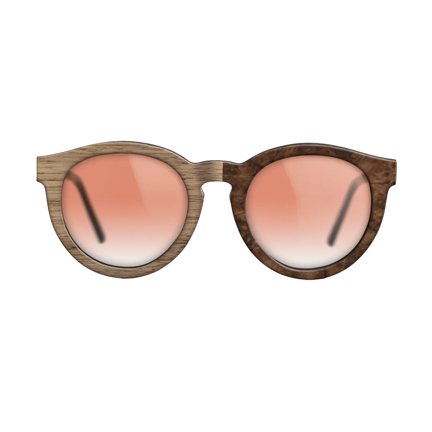 Louro Preto,Walnut Burl,Walnut: Straight Grain: Patch - The Rebel - Round - 811 - SIRIS wood optic