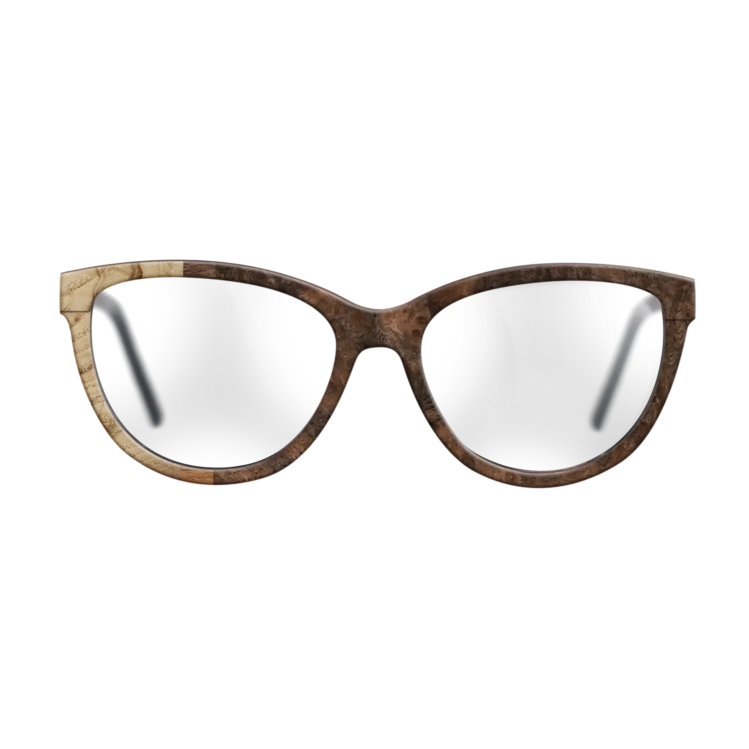 Walnut Burl,Olive Burl,Ziricote Light Quartered: Patch - The Maiden - Cat - 774 - SIRIS wood optic