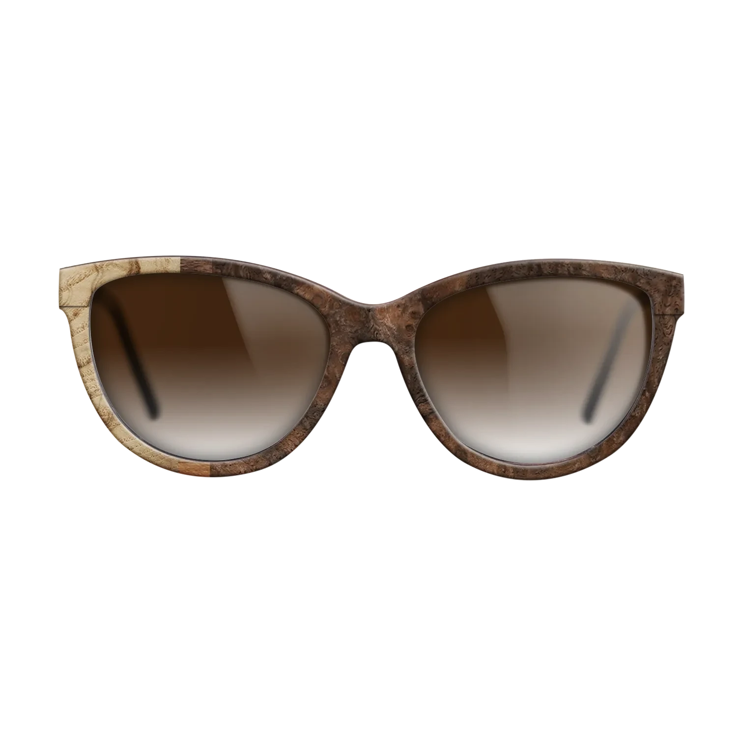 Walnut Burl,Olive Burl,Ziricote Light Quartered: Patch - The Maiden - Cat - 774 - SIRIS wood optic