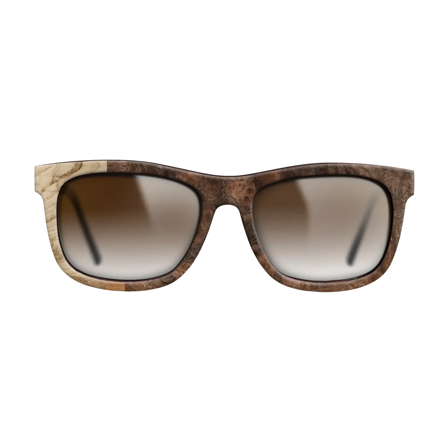 Walnut Burl,Olive Burl,Ziricote Light Quartered: Patch - The Hero - Square - 774 - SIRIS wood optic