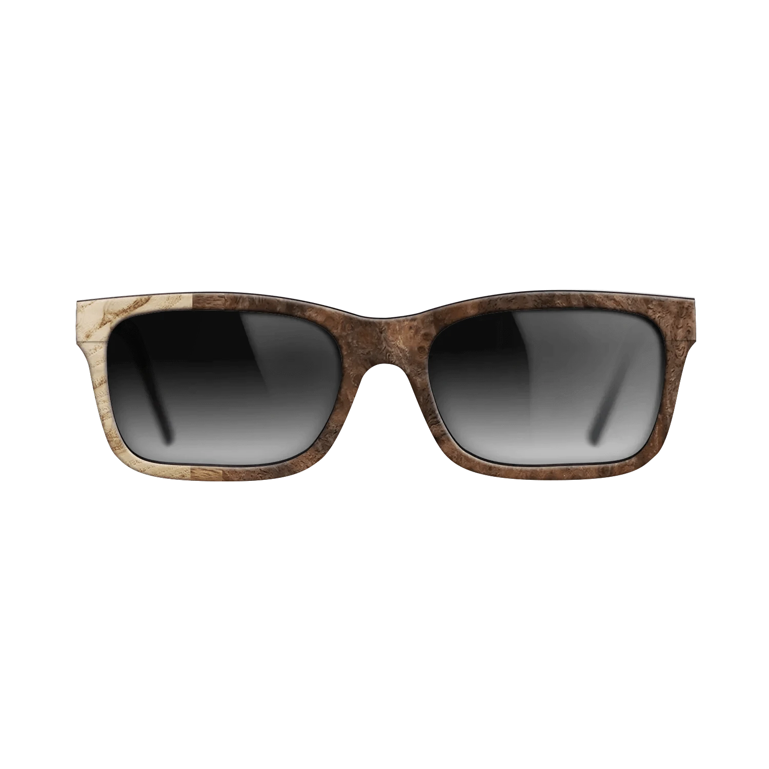 Walnut Burl,Olive Burl,Ziricote Light Quartered: Patch - The Sage - Rectangle - 774 - SIRIS wood optic