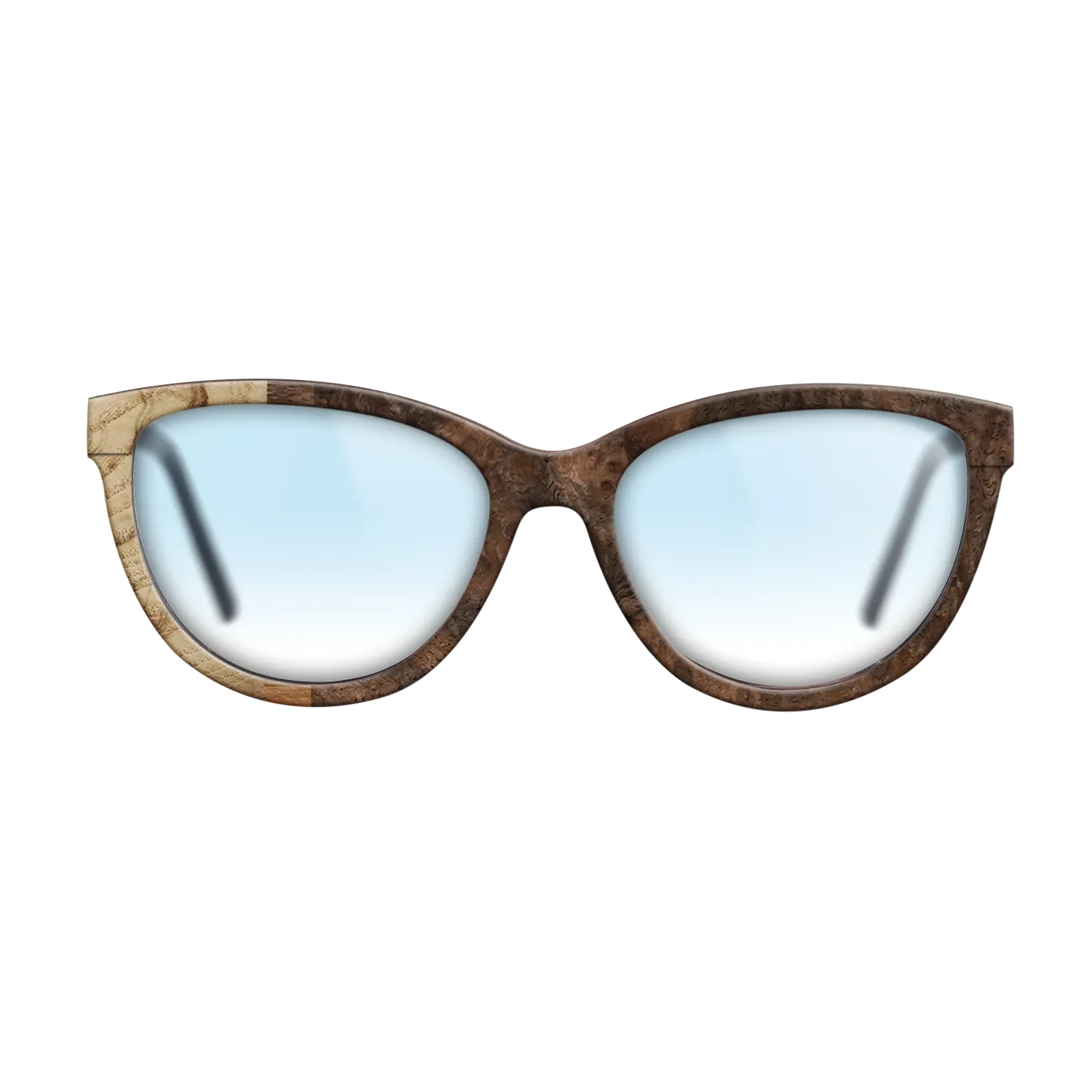 Walnut Burl,Olive Burl,Ziricote Light Quartered: Patch - The Maiden - Cat - 774 - SIRIS wood optic