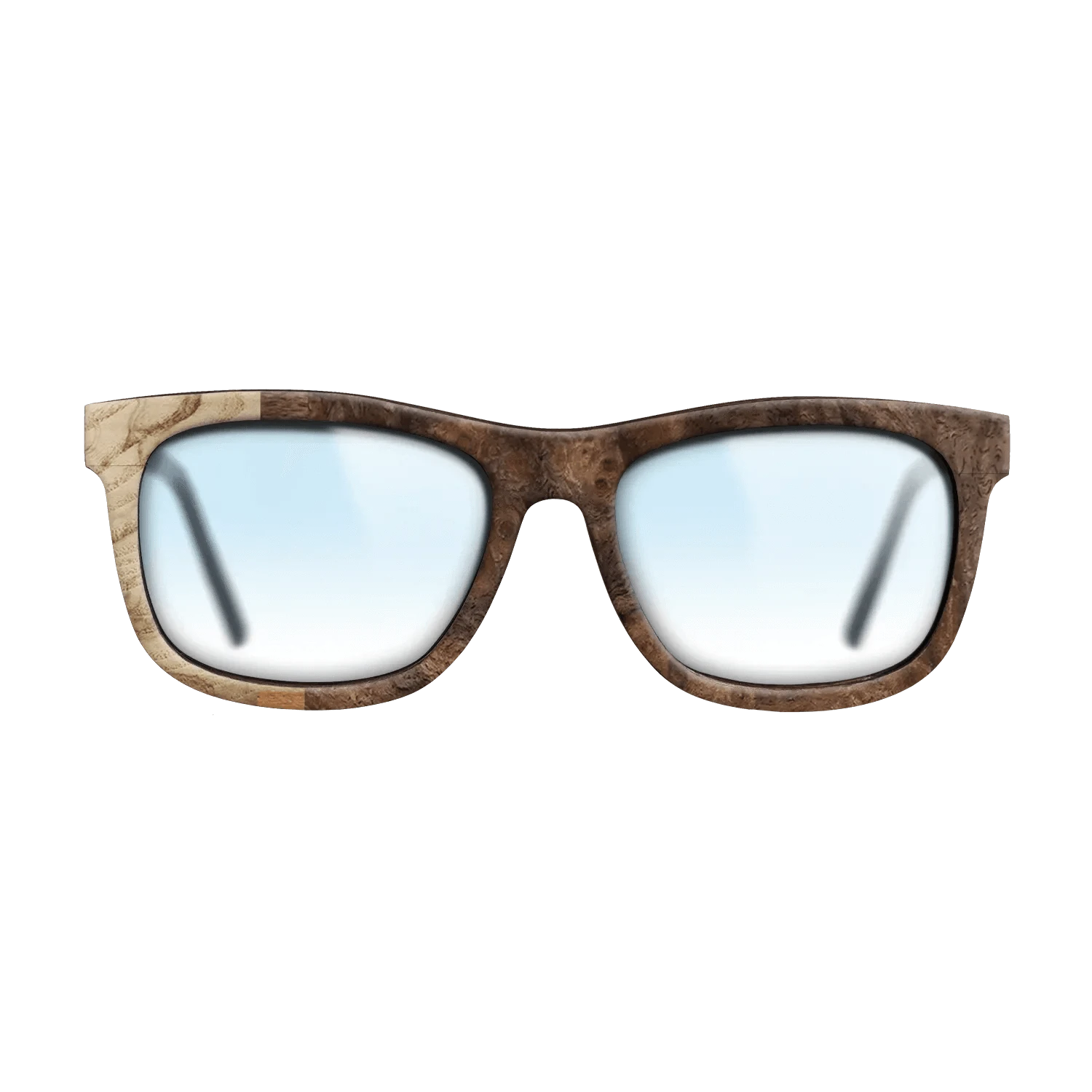 Walnut Burl,Olive Burl,Ziricote Light Quartered: Patch - The Hero - Square - 774 - SIRIS wood optic