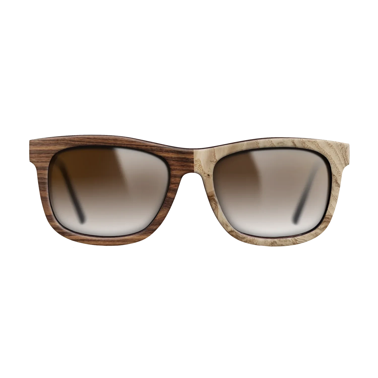 Santos Rosewood Dark,Olive Burl: Dicut - The Hero - Square - SIRIS wood optic