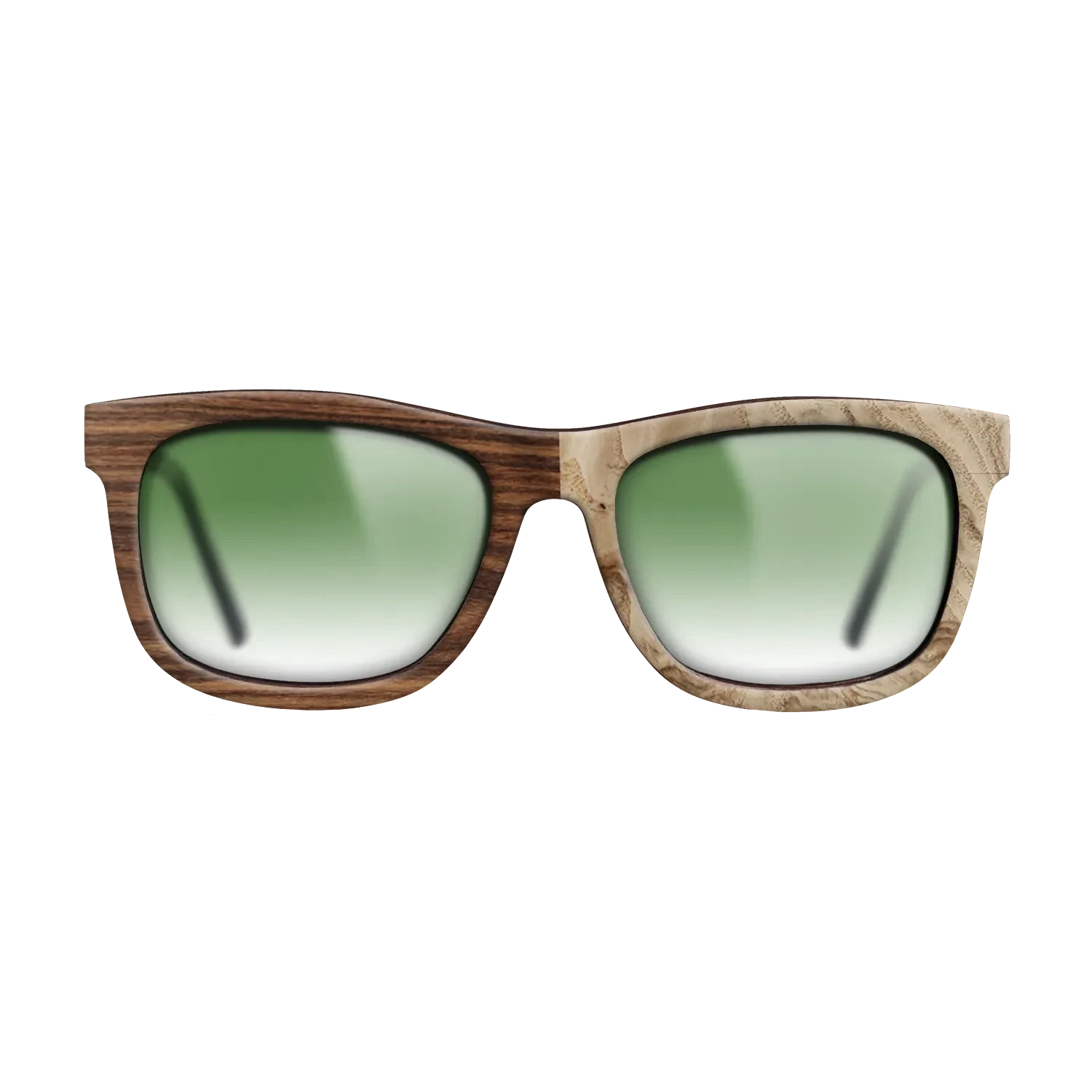 Santos Rosewood Dark,Olive Burl: Dicut - The Hero - Square - SIRIS wood optic