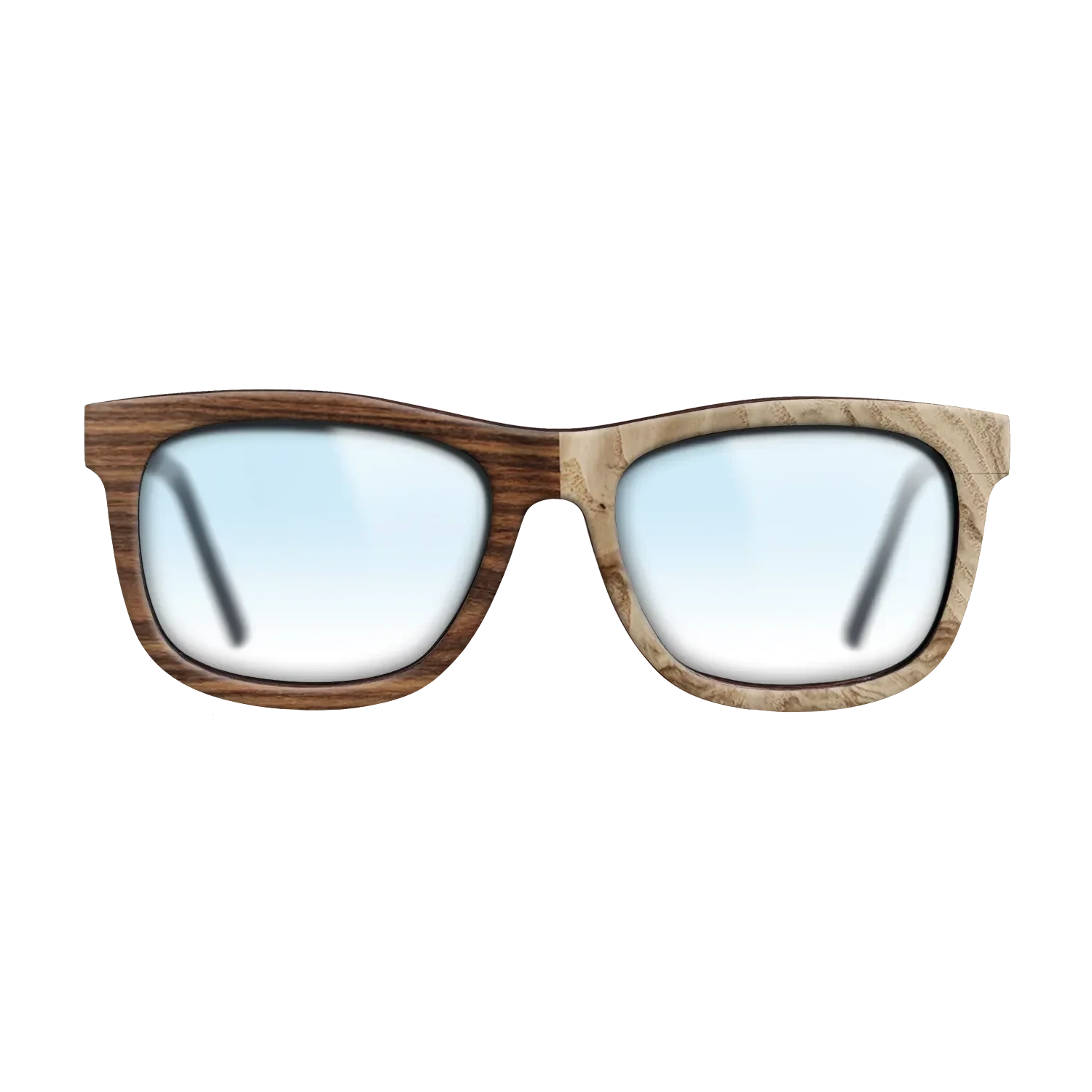 Santos Rosewood Dark,Olive Burl: Dicut - The Hero - Square - SIRIS wood optic