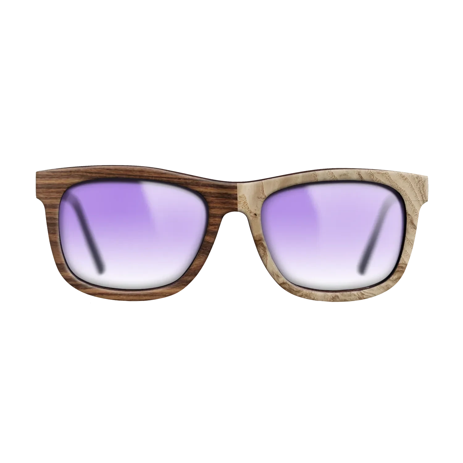 Santos Rosewood Dark,Olive Burl: Dicut - The Hero - Square - SIRIS wood optic