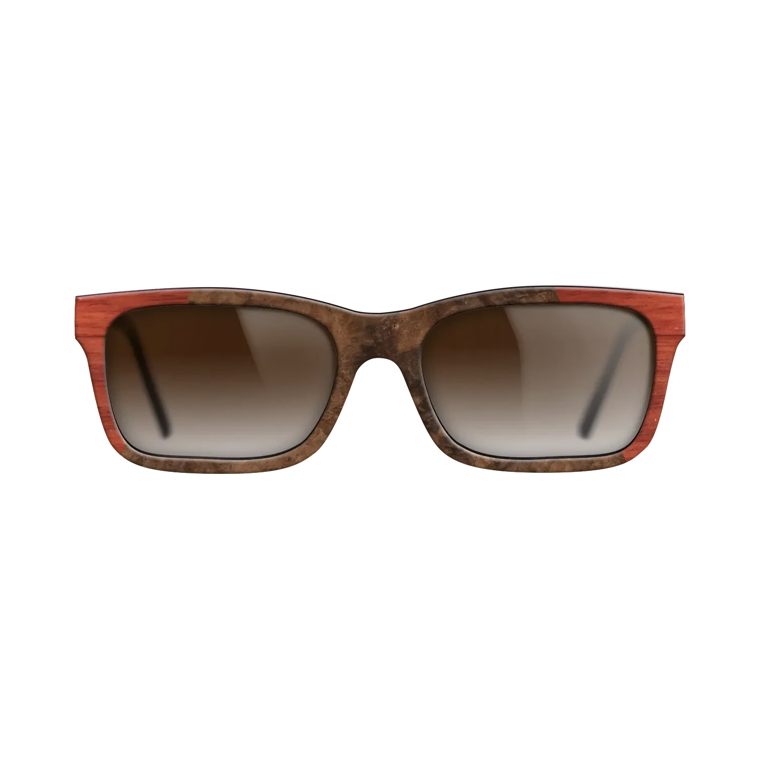 Koa,Bloodwood,Walnut Burl: Recursive - The Sage - Rectangle - 951 - SIRIS wood optic