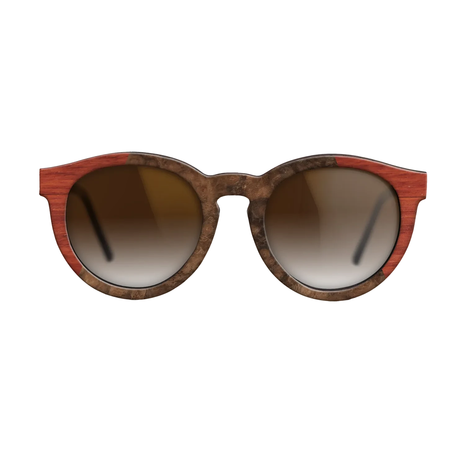 Koa,Bloodwood,Walnut Burl: Recursive - The Rebel - Round - 951 - SIRIS wood optic