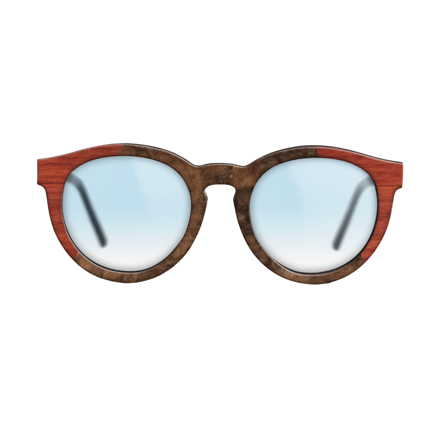 Koa,Bloodwood,Walnut Burl: Recursive - The Rebel - Round - 951 - SIRIS wood optic