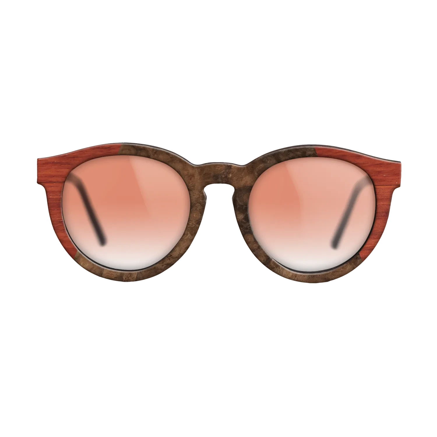 Koa,Bloodwood,Walnut Burl: Recursive - The Rebel - Round - 951 - SIRIS wood optic