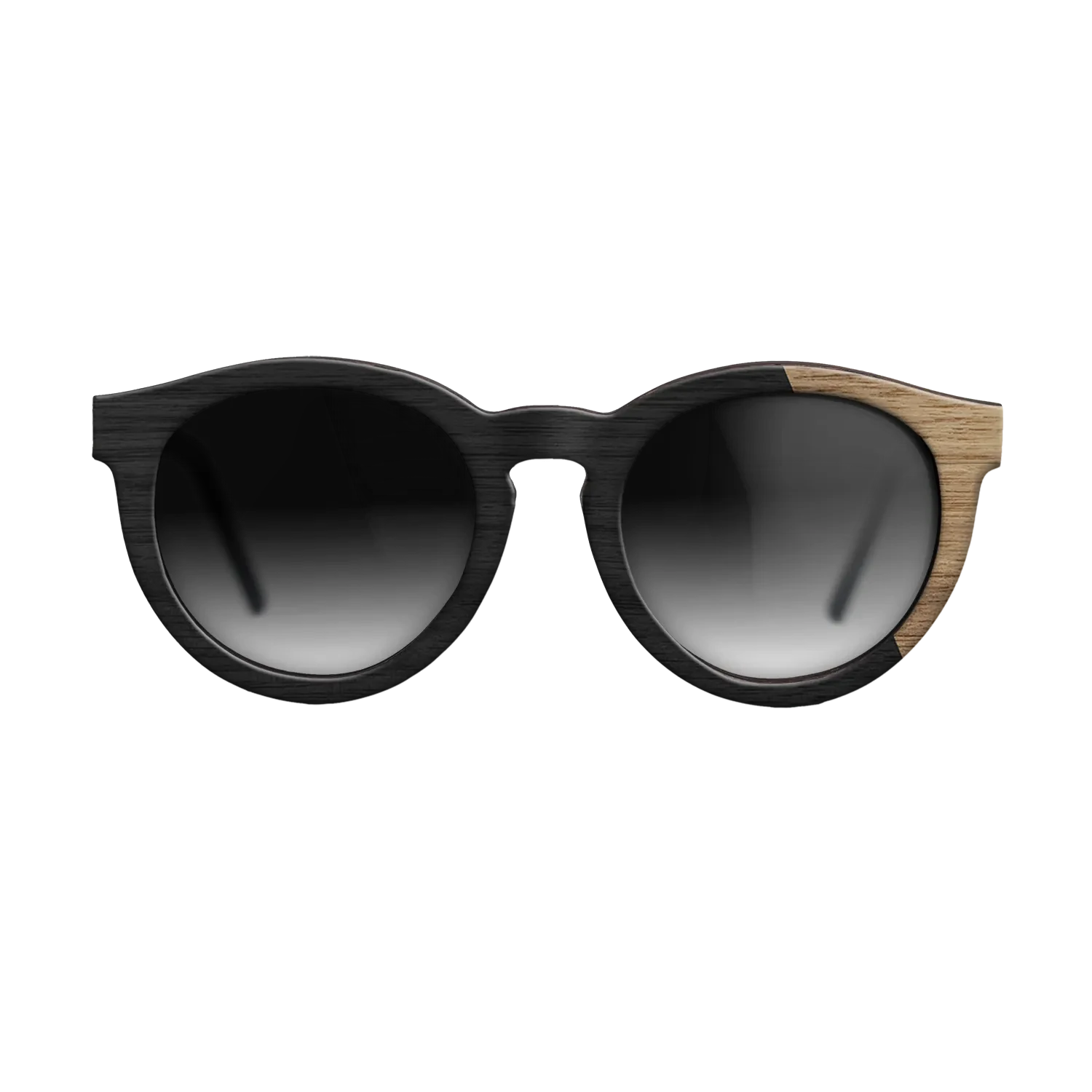 Sumi-e black dyed Straght Grain Walnut: Sumi-e - The Rebel - Round - 1932 - SIRIS wood optic