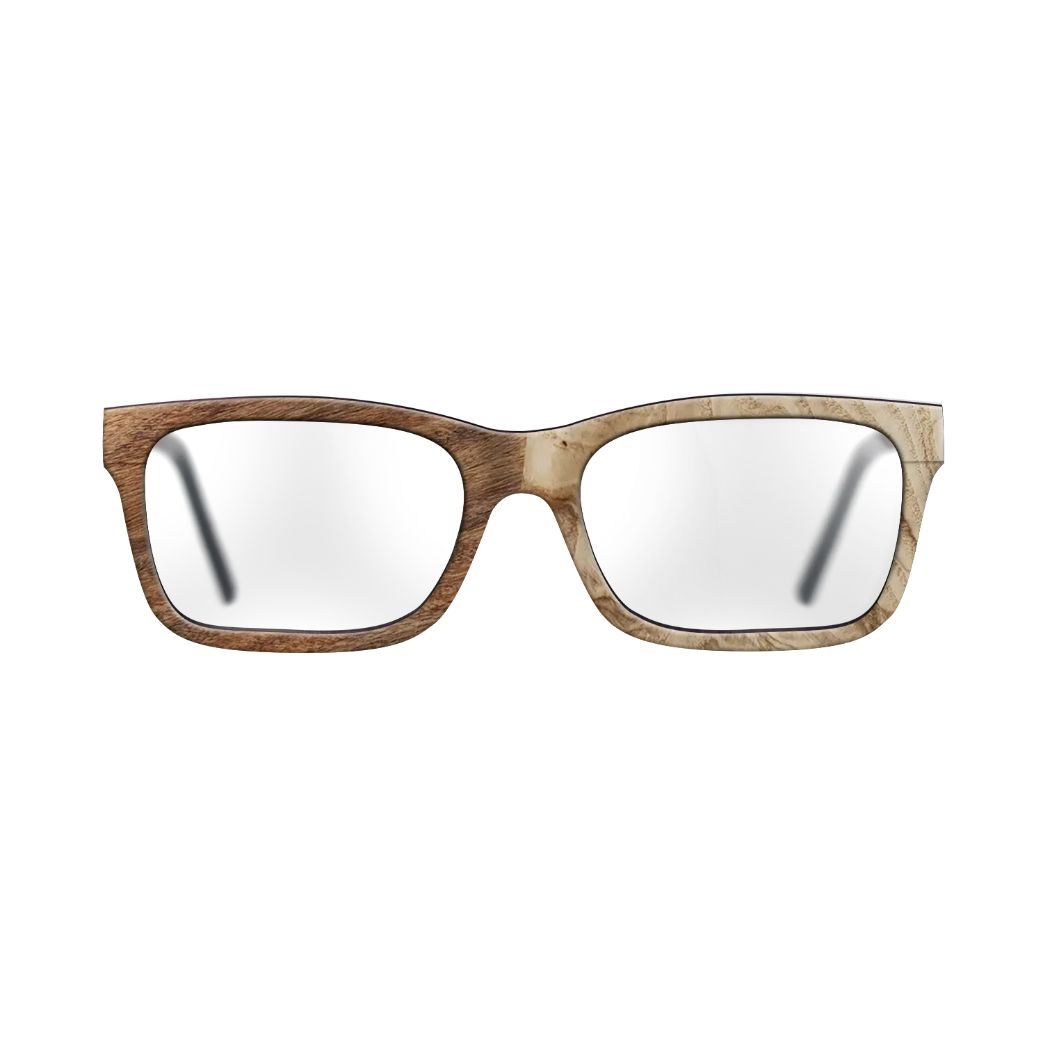 Ziricote Light Quartered,Santos Rosewood Light,Olive Burl: Patch - The Sage - Rectangle - SIRIS wood optic