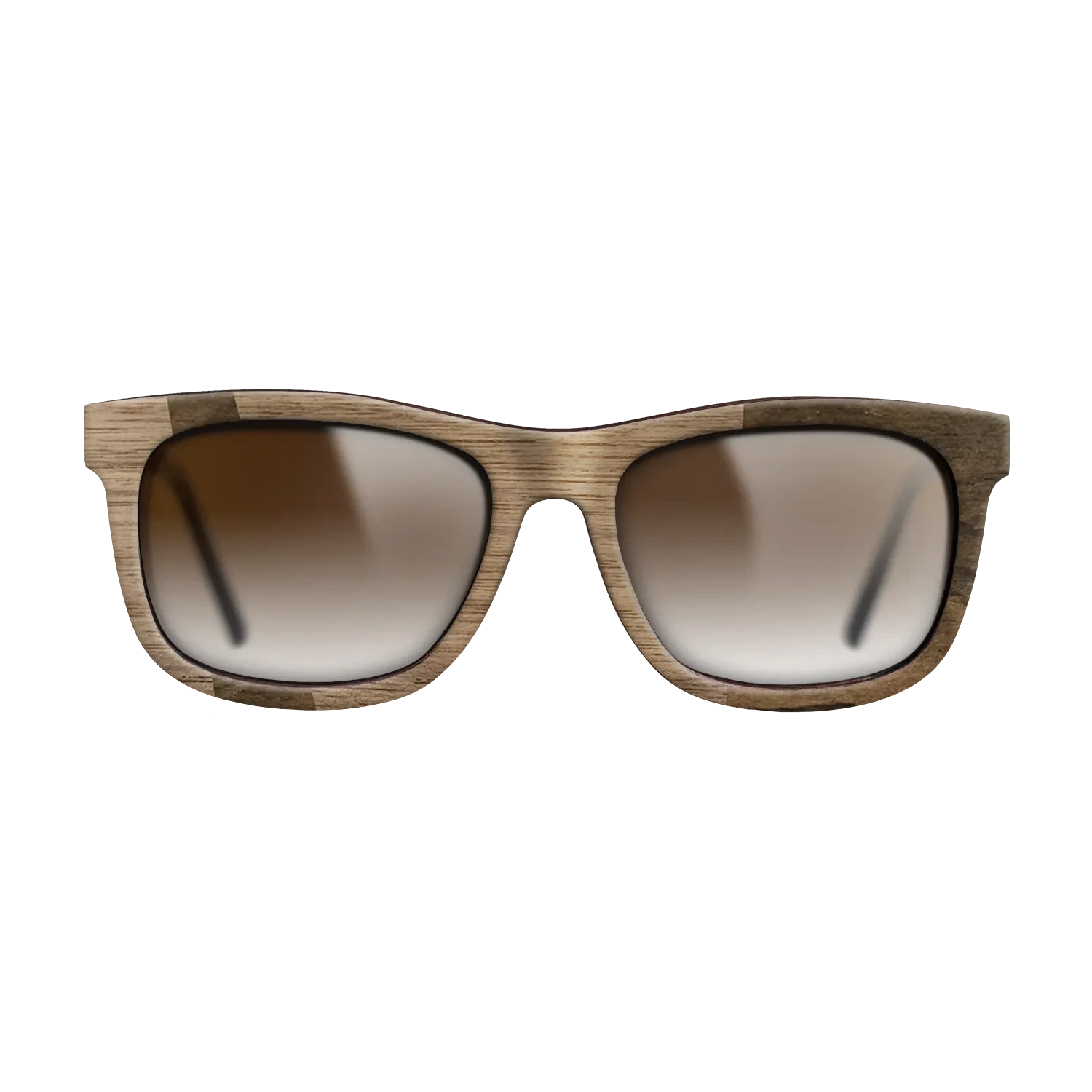 Ziricote Dark Quartered,Walnut: Straight Grain: Wedge - The Hero - Square - 914 - SIRIS wood optic