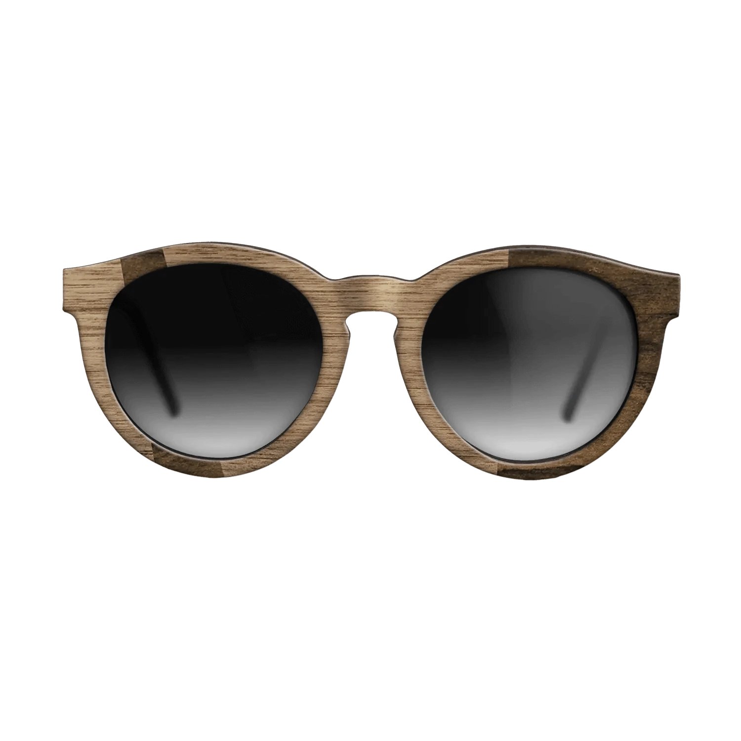 Ziricote Dark Quartered,Walnut: Straight Grain: Wedge - The Rebel - Round - 914 - SIRIS wood optic