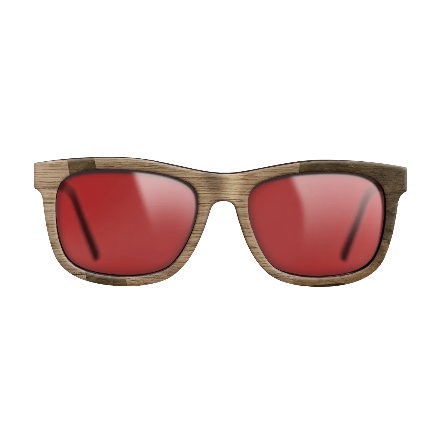 Ziricote Dark Quartered,Walnut: Straight Grain: Wedge - The Hero - Square - 914 - SIRIS wood optic