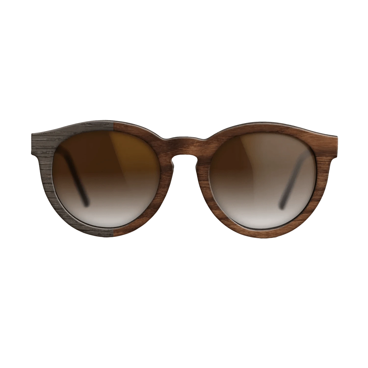 Walnut Claro Dark,Fumed Oak: Bauhaus - The Rebel - Round - 1426 - SIRIS wood optic