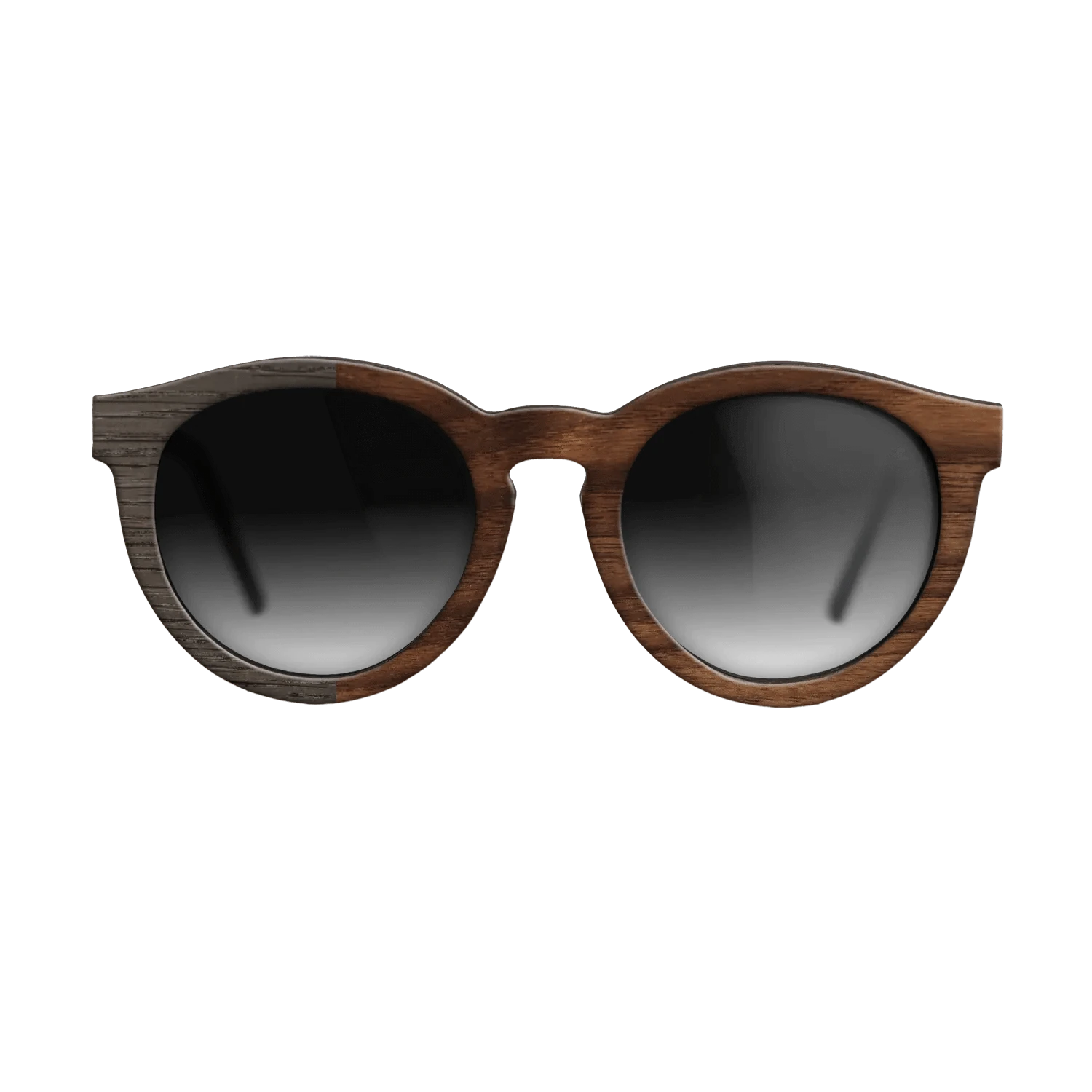 Walnut Claro Dark,Fumed Oak: Bauhaus - The Rebel - Round - 1426 - SIRIS wood optic