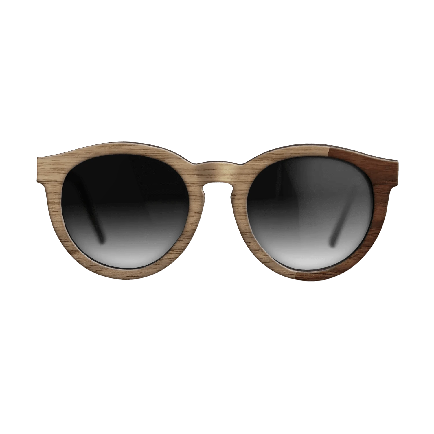 Walnut Claro Dark,Walnut: Straight Grain: Bauhaus - The Rebel - Round - 967 - SIRIS wood optic