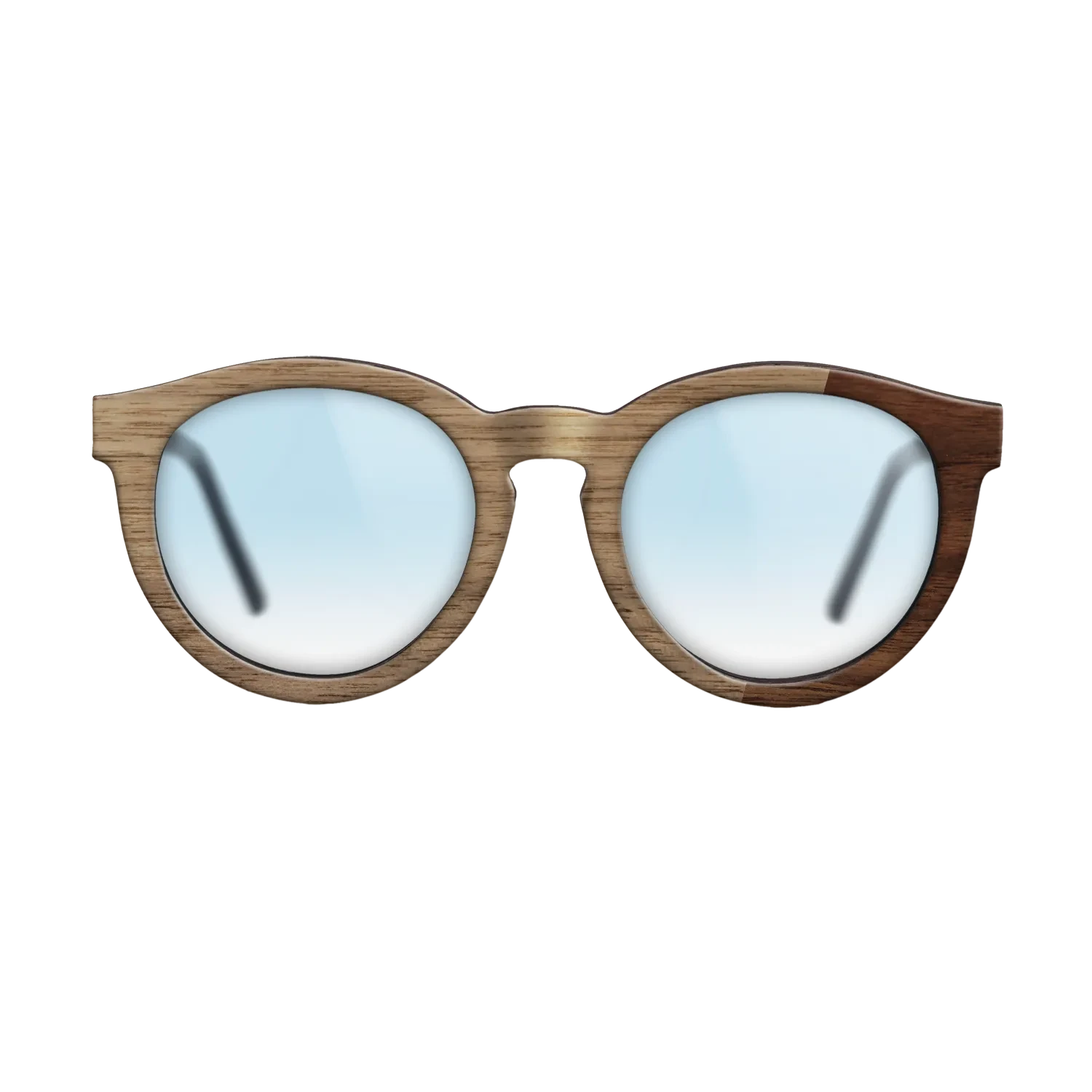 Walnut Claro Dark,Walnut: Straight Grain: Bauhaus - The Rebel - Round - 967 - SIRIS wood optic