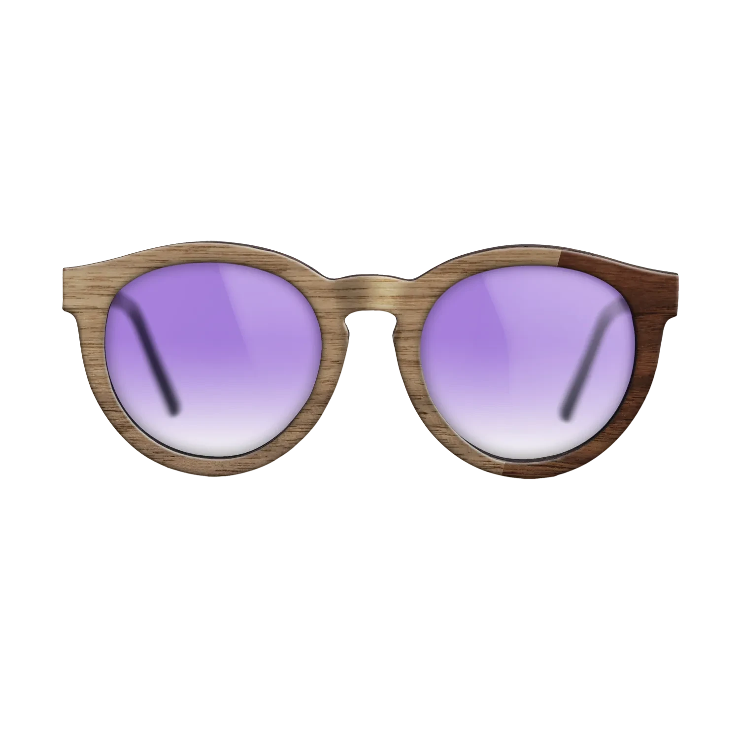 Walnut Claro Dark,Walnut: Straight Grain: Bauhaus - The Rebel - Round - 967 - SIRIS wood optic