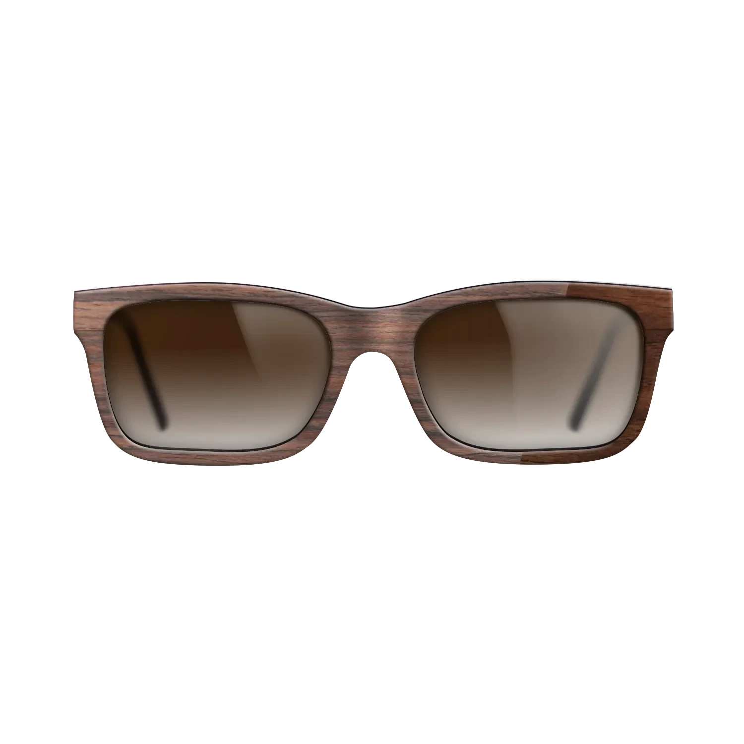 Walnut Claro Dark,Santos Rosewood Dark: Bauhaus - The Sage - Rectangle - SIRIS wood optic