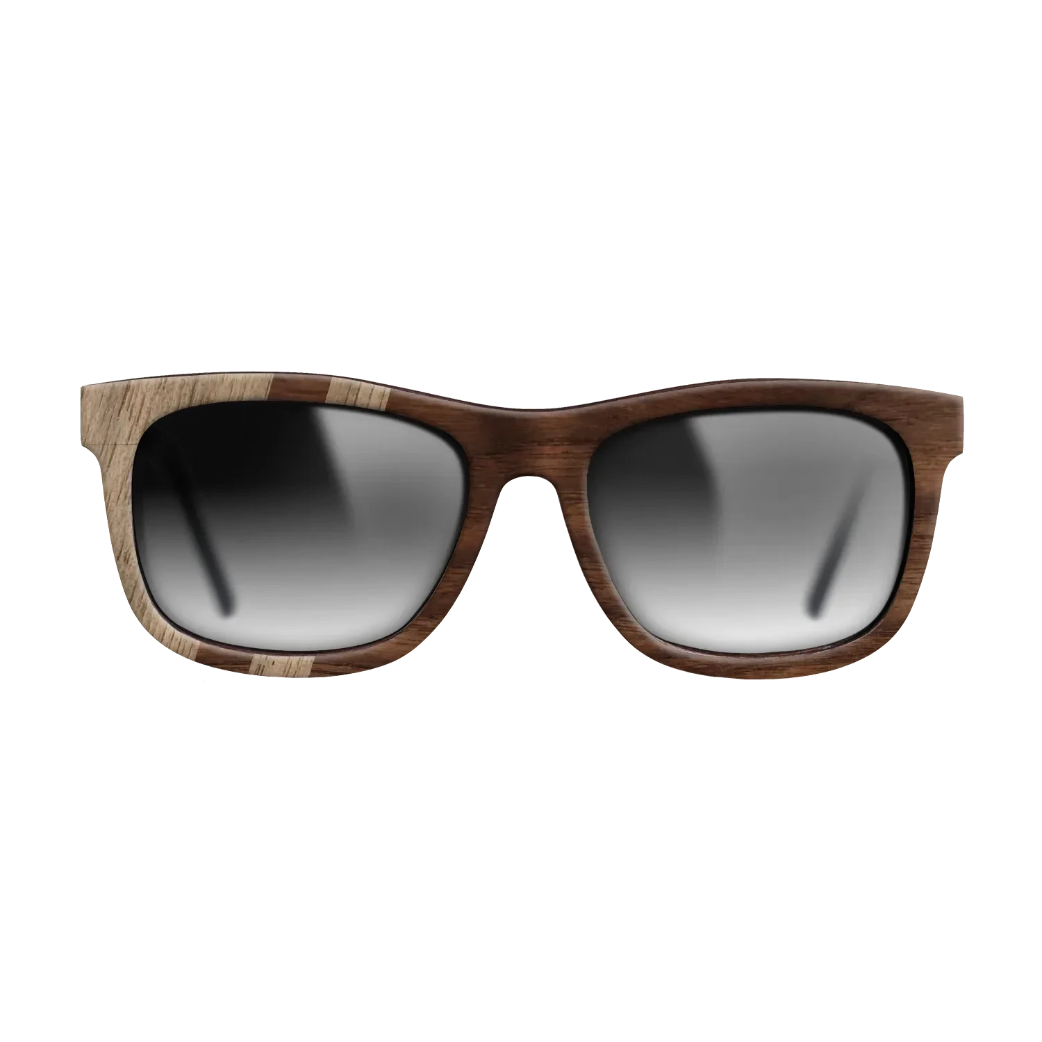 Walnut: Straight Grain,Walnut Claro Dark: Splice - The Hero - Square - SIRIS wood optic