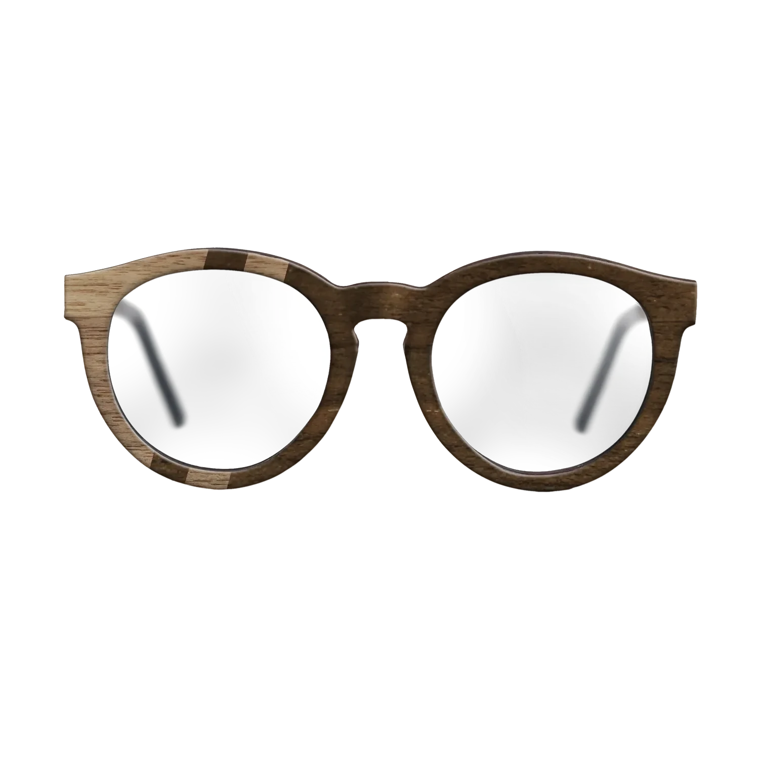 Ziricote Dark Quartered,Walnut: Straight Grain: Splice - The Rebel - Round - SIRIS wood optic