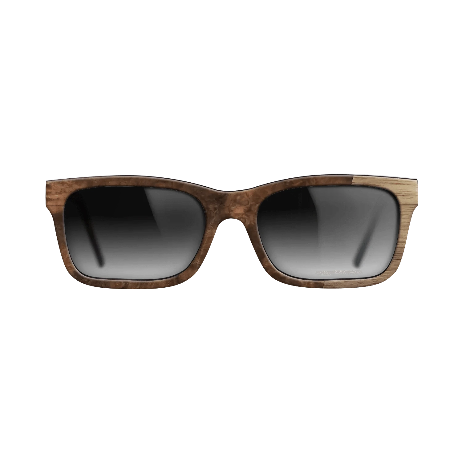 Walnut Burl,Walnut: Straight Grain: Bauhaus - The Sage - Rectangle - 1423 - SIRIS wood optic