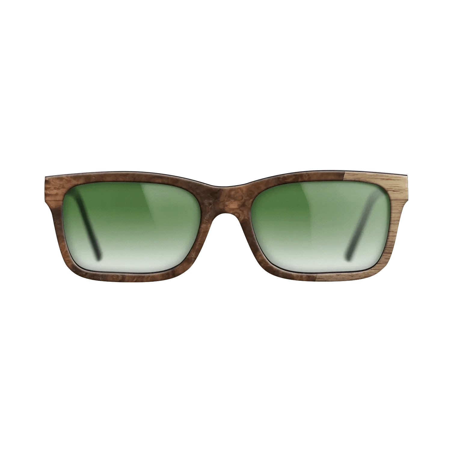 Walnut Burl,Walnut: Straight Grain: Bauhaus - The Sage - Rectangle - 1423 - SIRIS wood optic