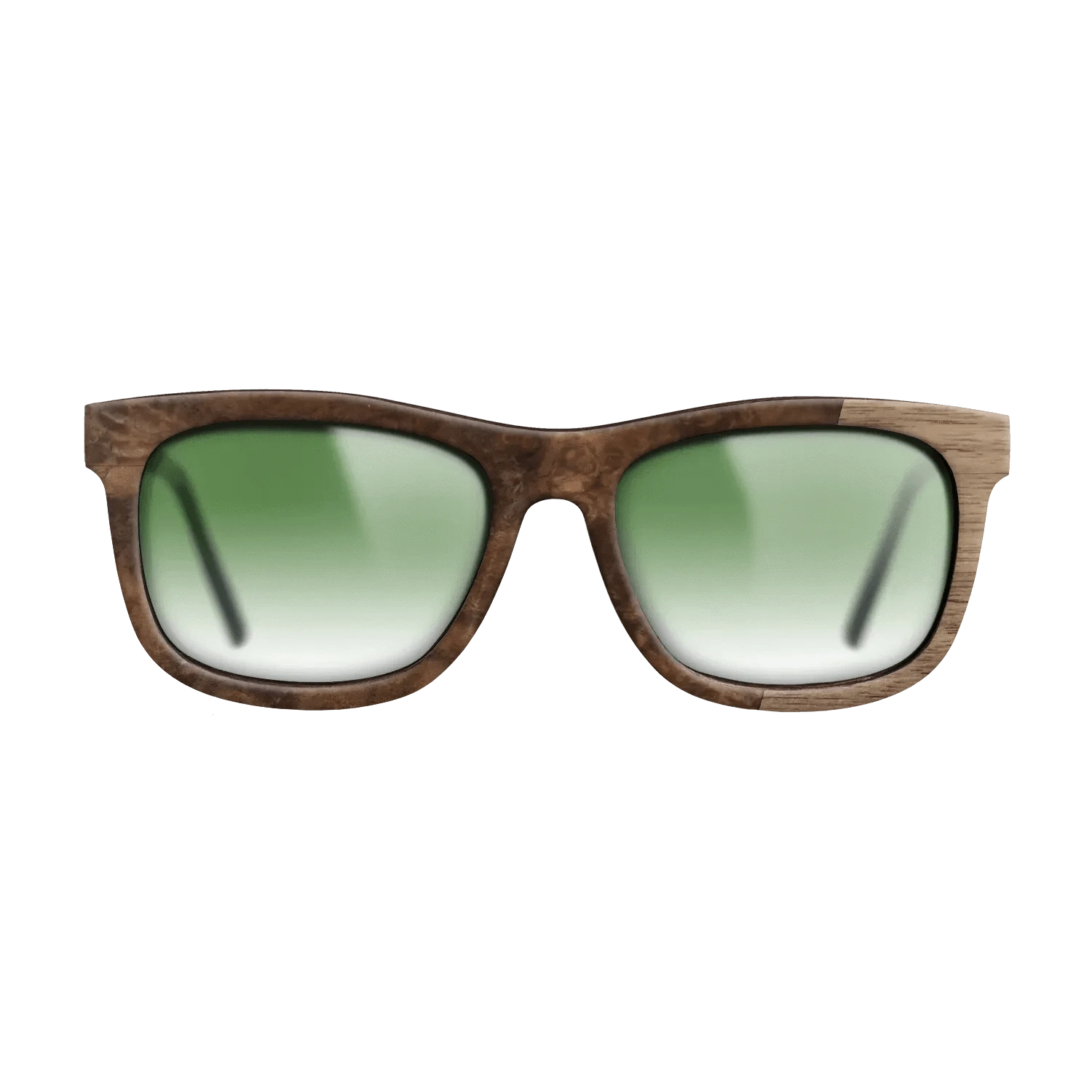 Walnut Burl,Walnut: Straight Grain: Bauhaus - The Hero - Square - 1423 - SIRIS wood optic