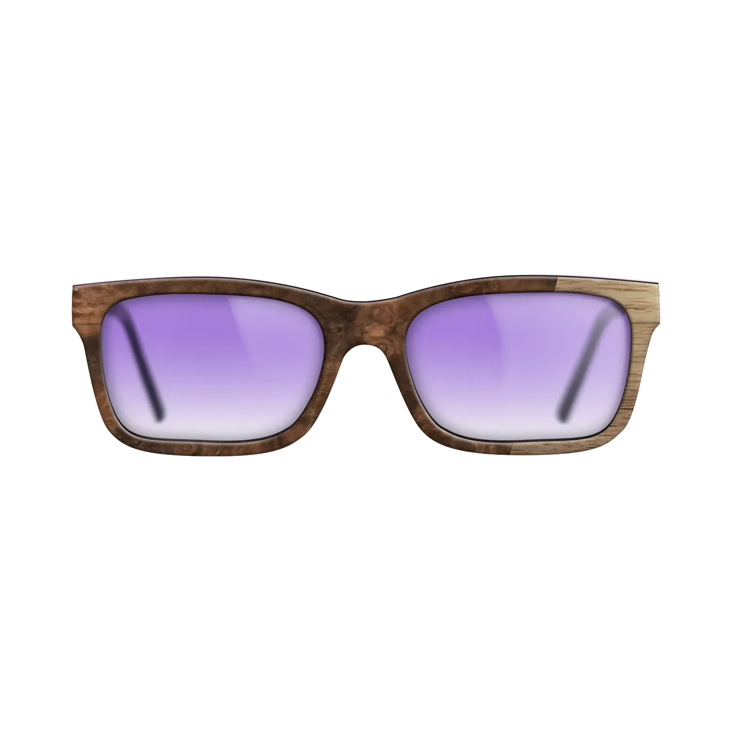 Walnut Burl,Walnut: Straight Grain: Bauhaus - The Sage - Rectangle - 1423 - SIRIS wood optic